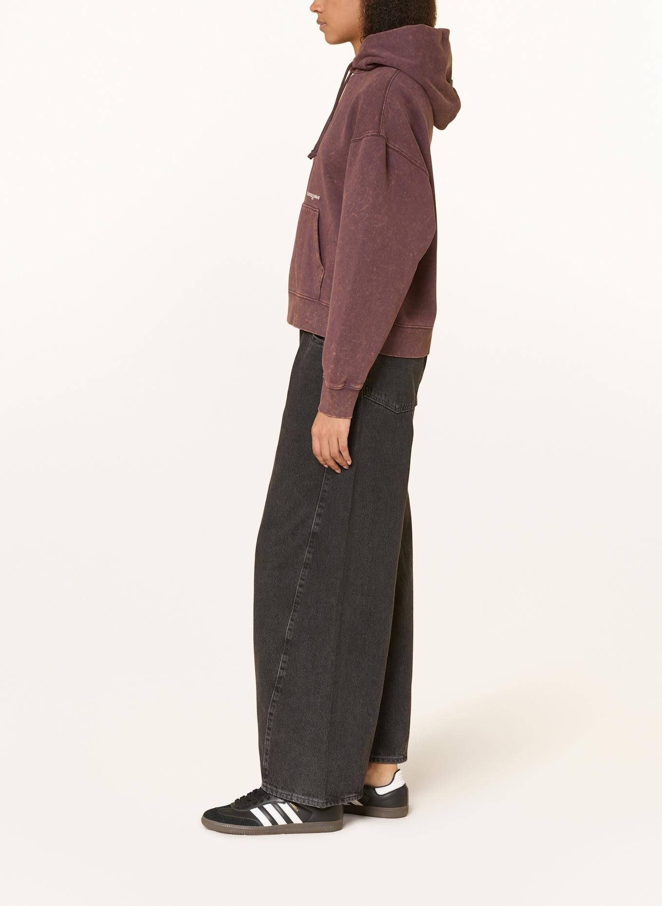 TOMMY JEANS Hoodie: DUNKELBRAUN