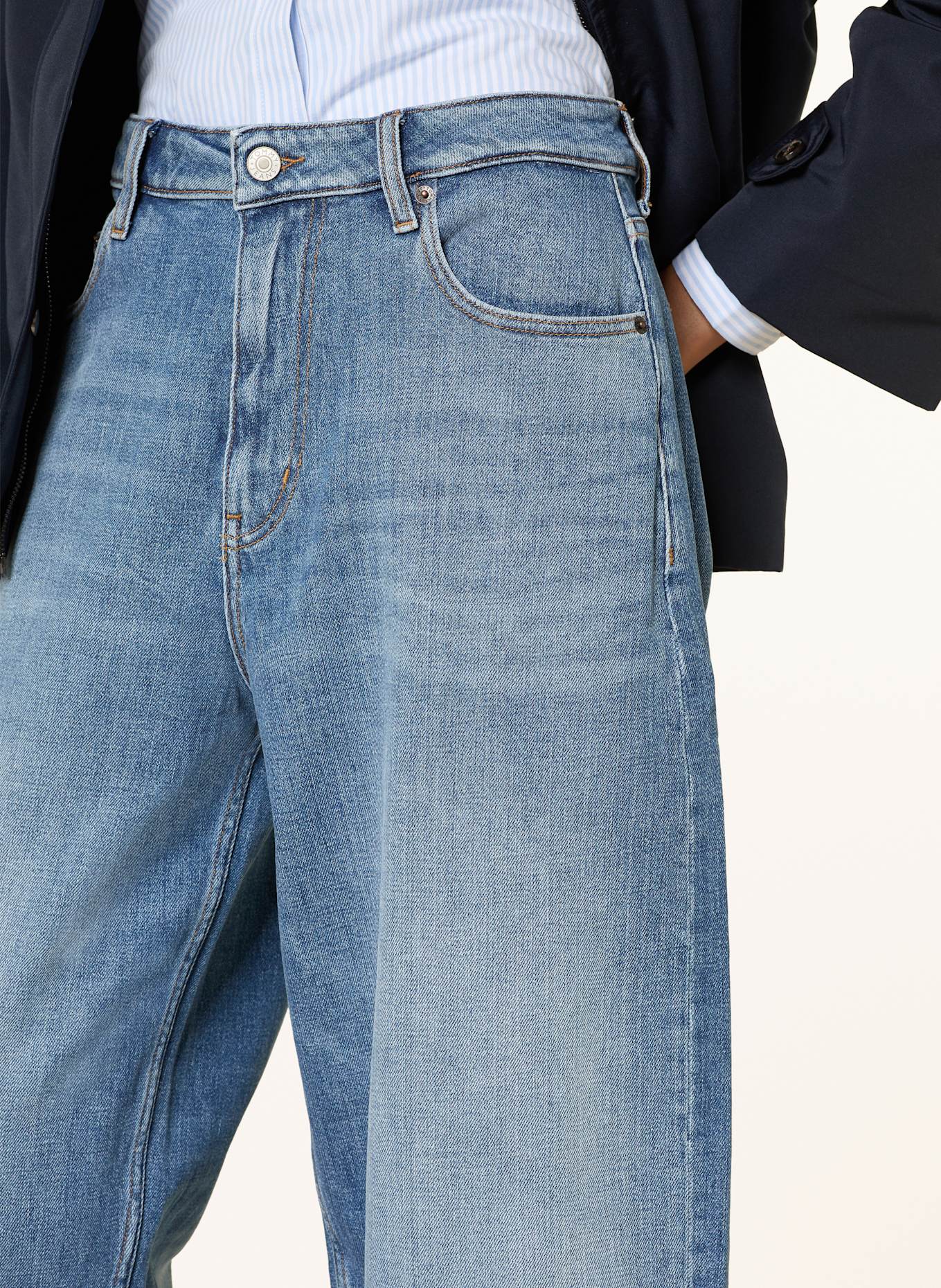 TOMMY JEANS Jeansy barrel JEANIE: 1A5 Denim Medium