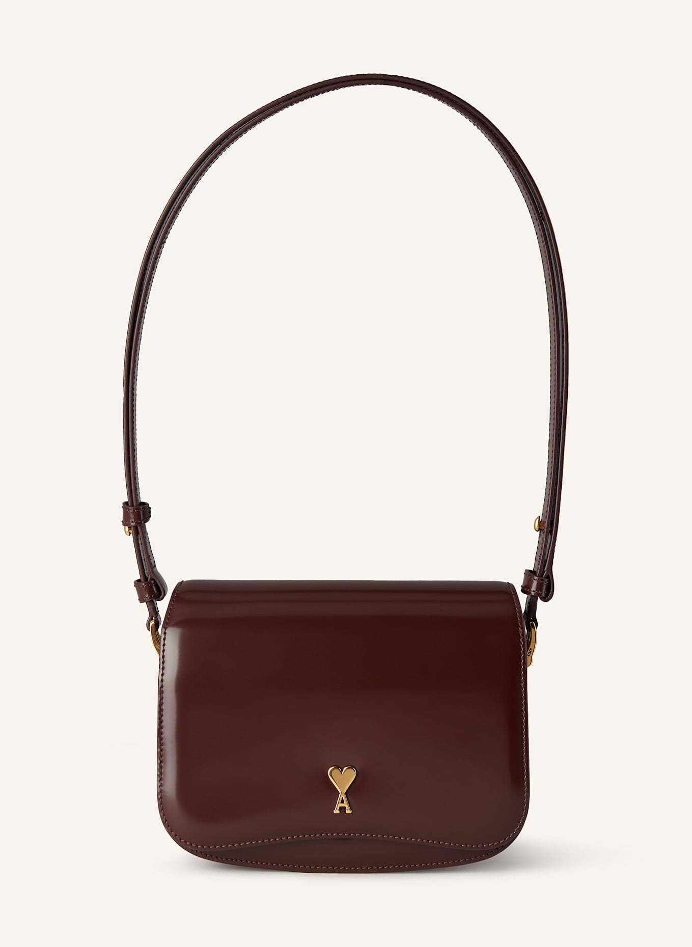 AMI PARIS Crossbody bag PARIS PARIS: DARK RED