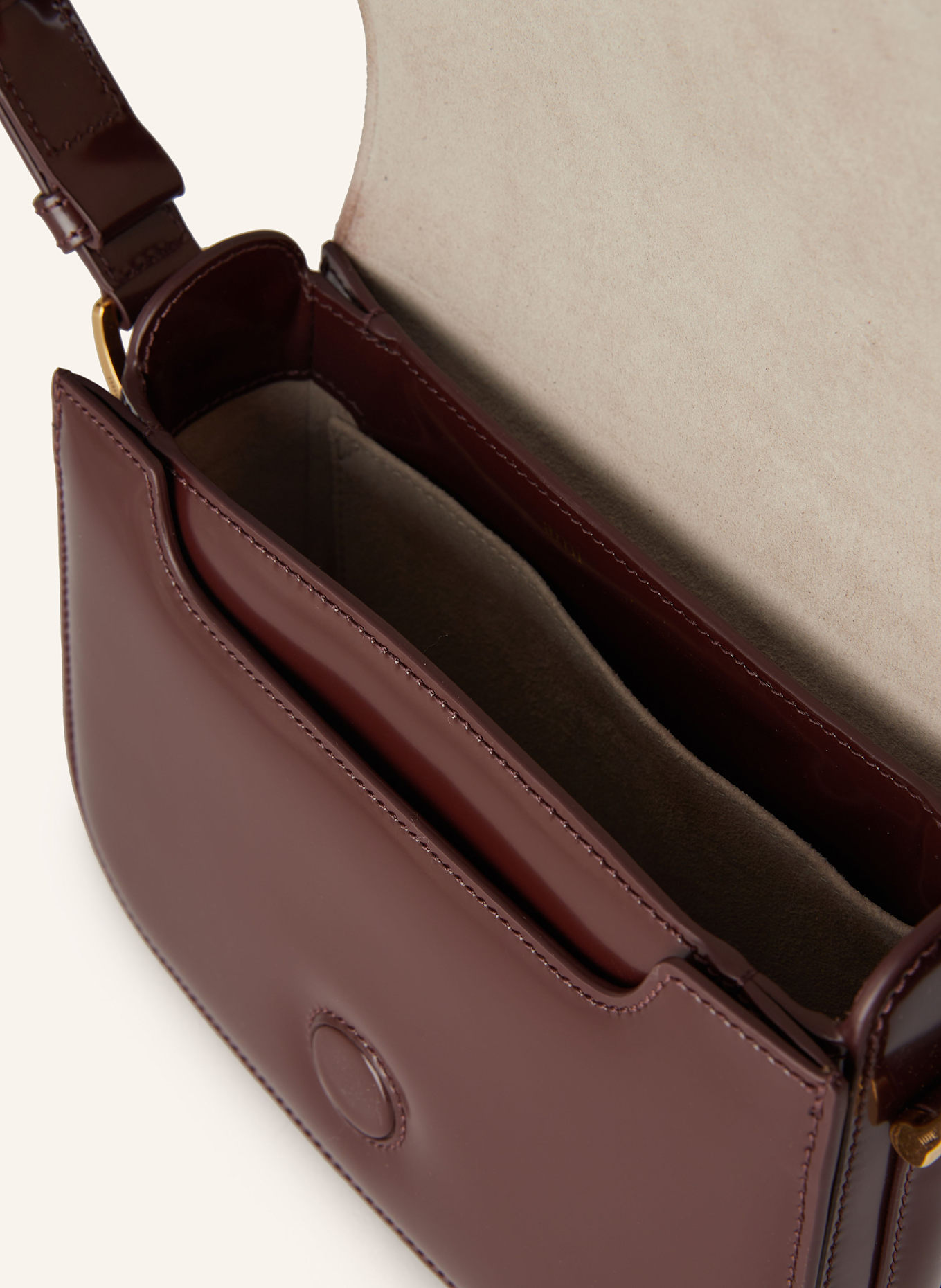 AMI PARIS Crossbody bag PARIS PARIS: DARK RED