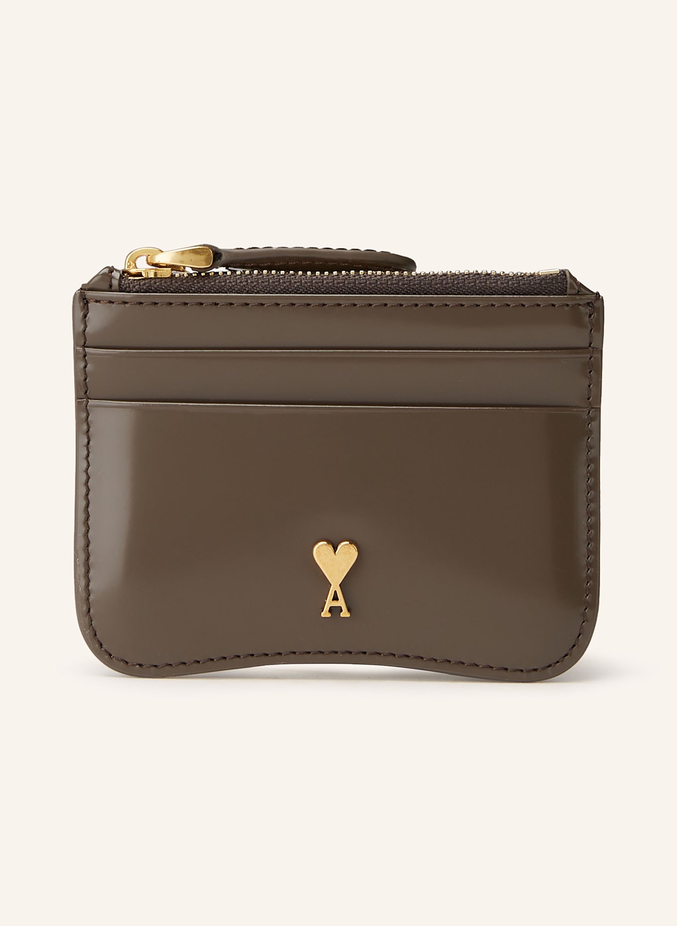 AMI PARIS Etui na karty: BRĄZOWY