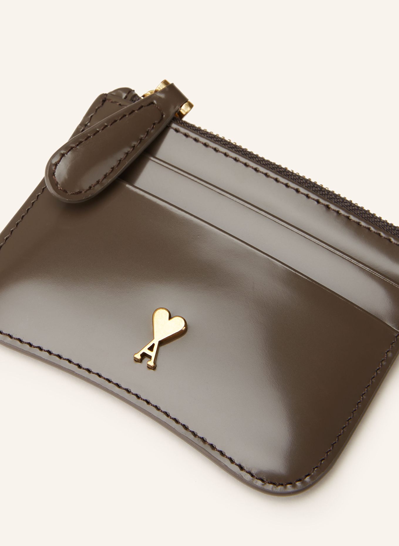 AMI PARIS Etui na karty: BRĄZOWY