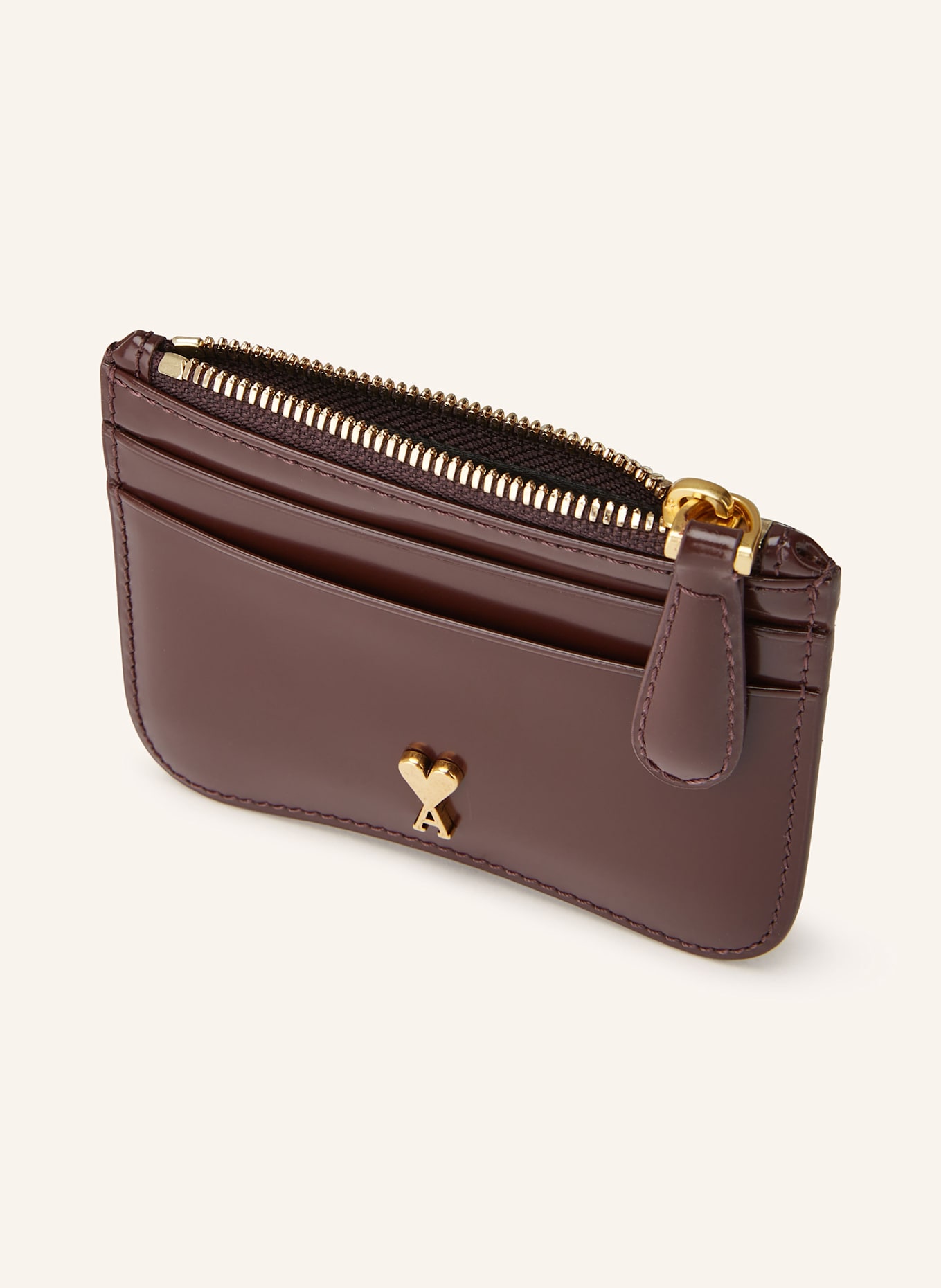 AMI PARIS Etui na karty: CIEMNOCZERWONY