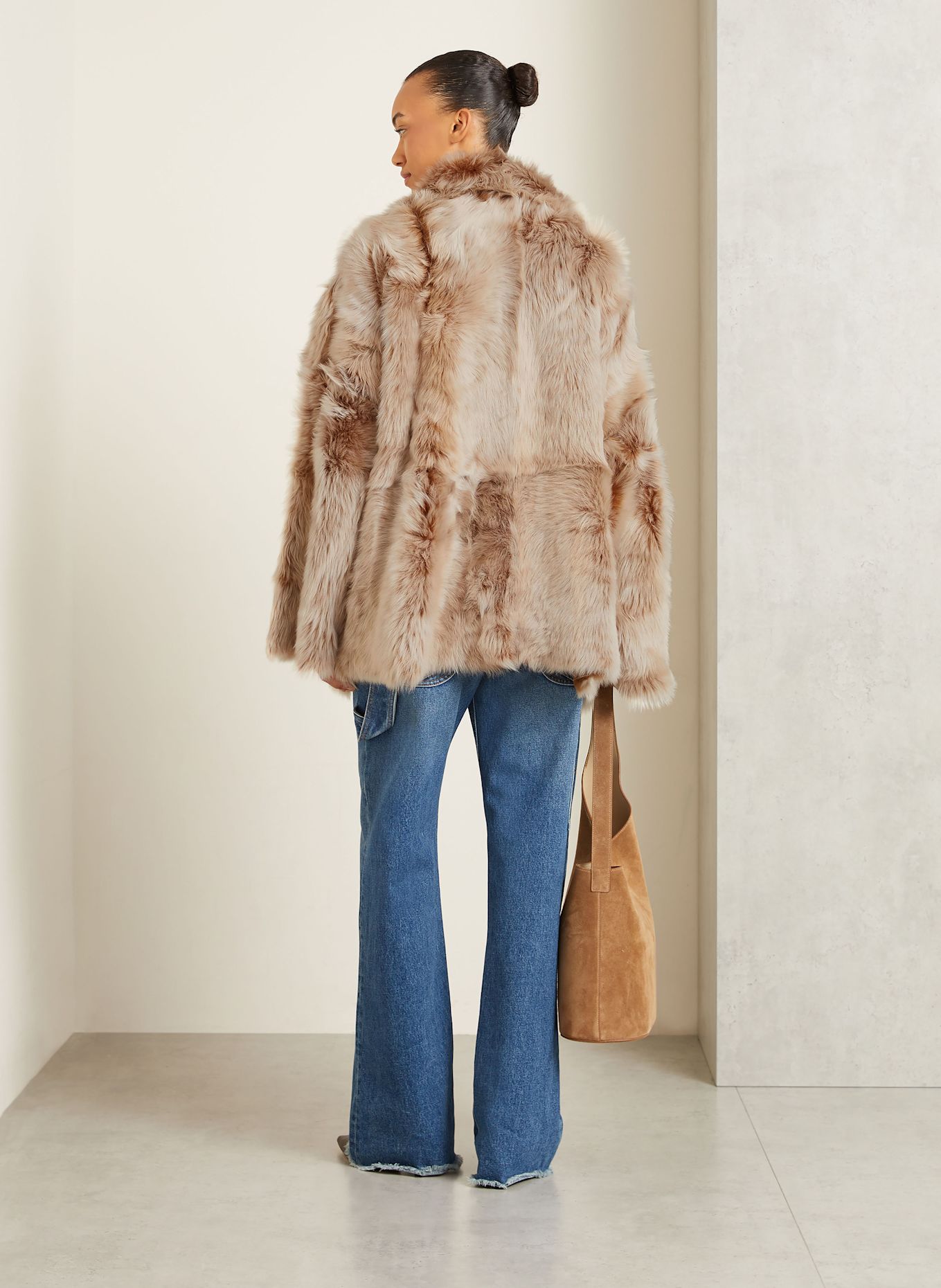 UTZON Bosmanka JENS: ECRU/ BRĄZOWY