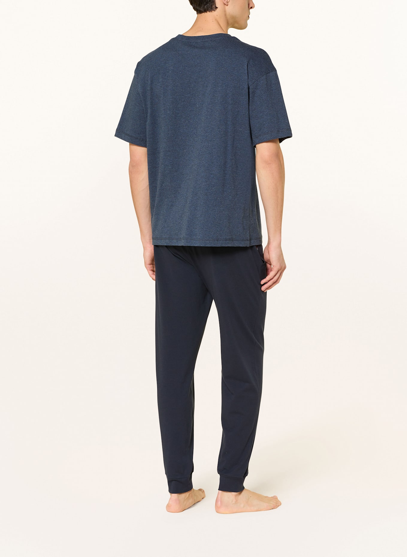 TOMMY HILFIGER Schlafshirt: DUNKELBLAU