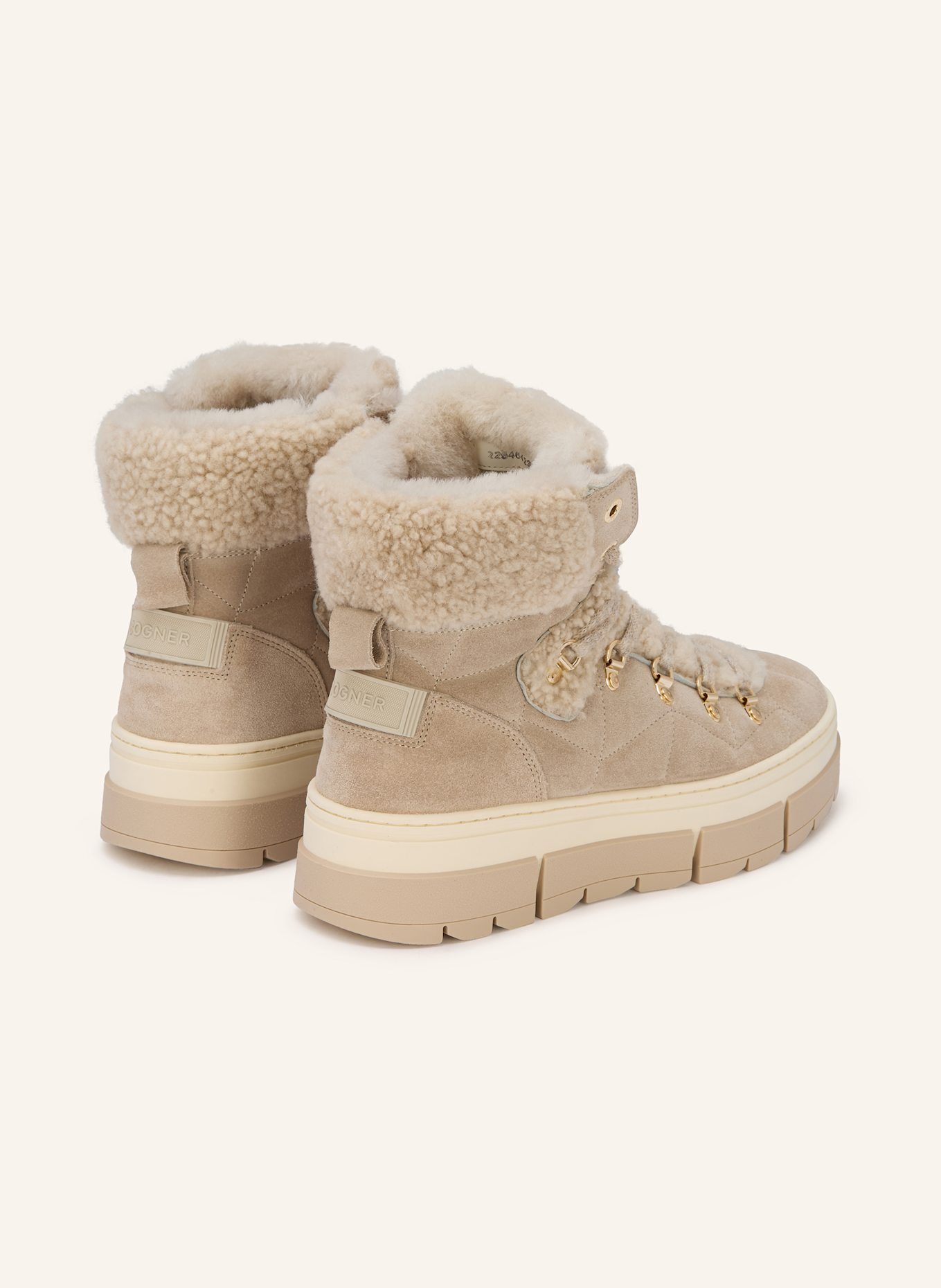BOGNER Schnürstiefeletten VADUZ: CREME