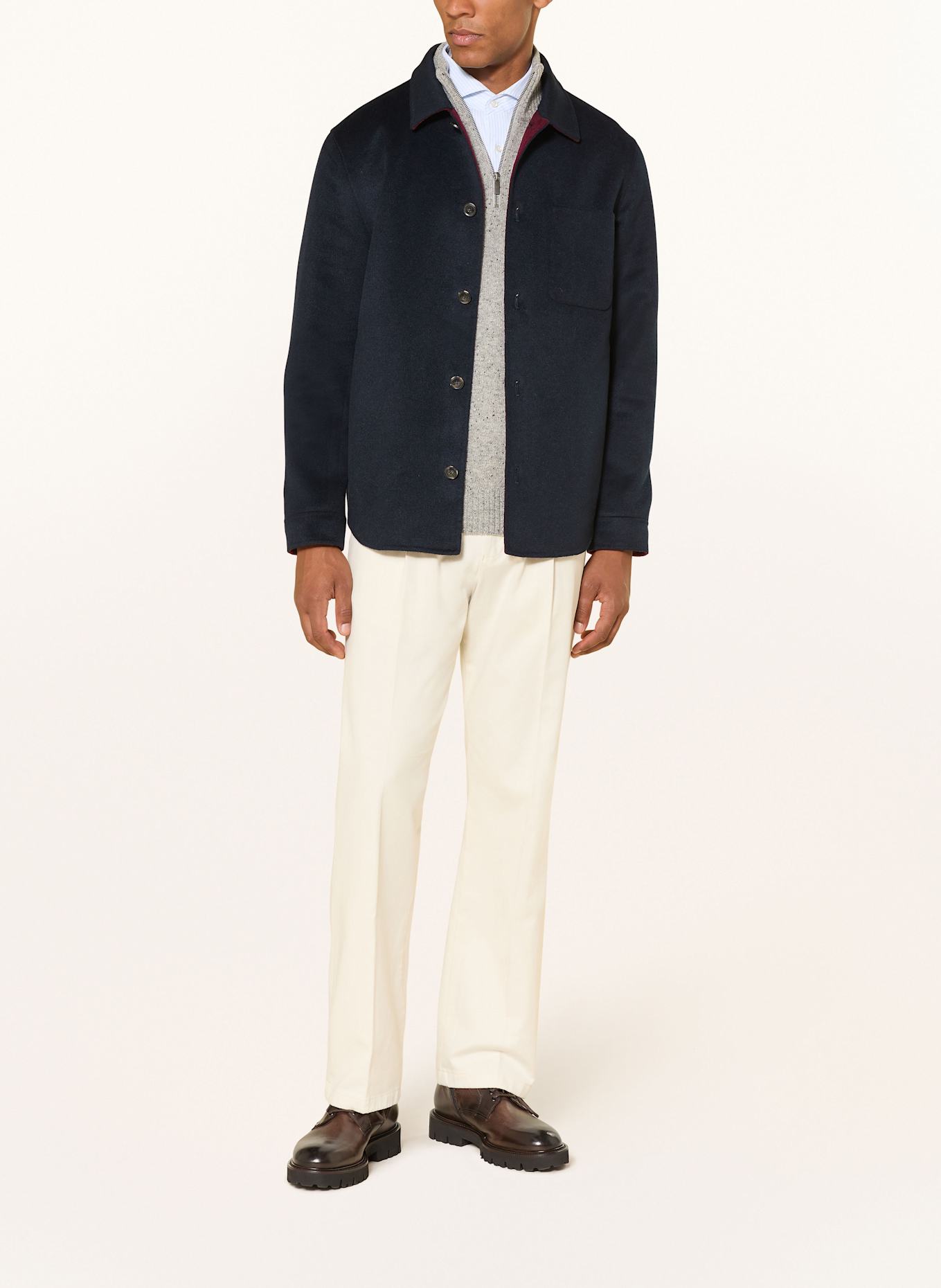 TOMMY HILFIGER Overjacket: DUNKELBLAU