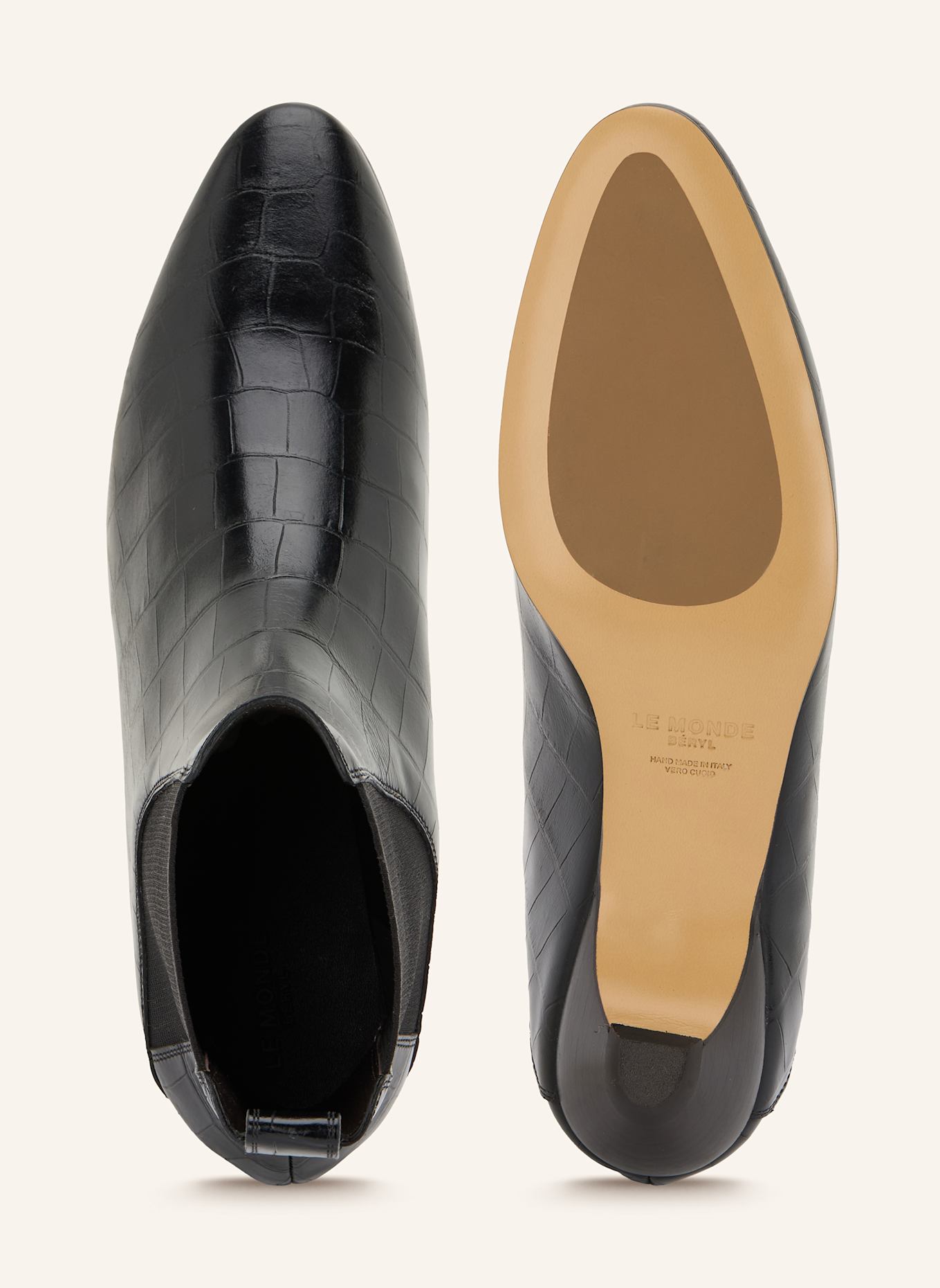 LE MONDE BÉRYL Botki chelsea: CZARNY