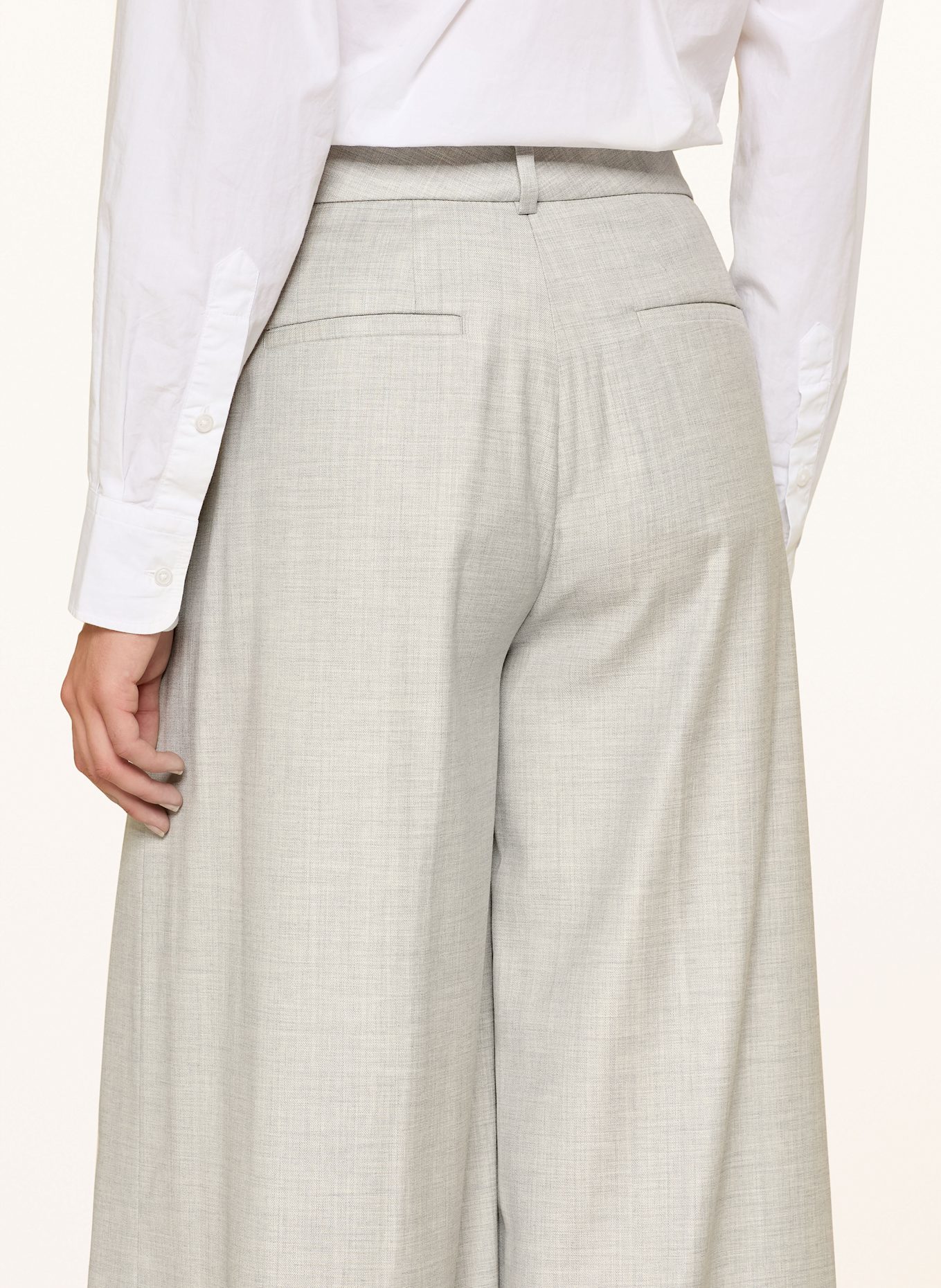 PESERICO Marlenehose: HELLGRAU