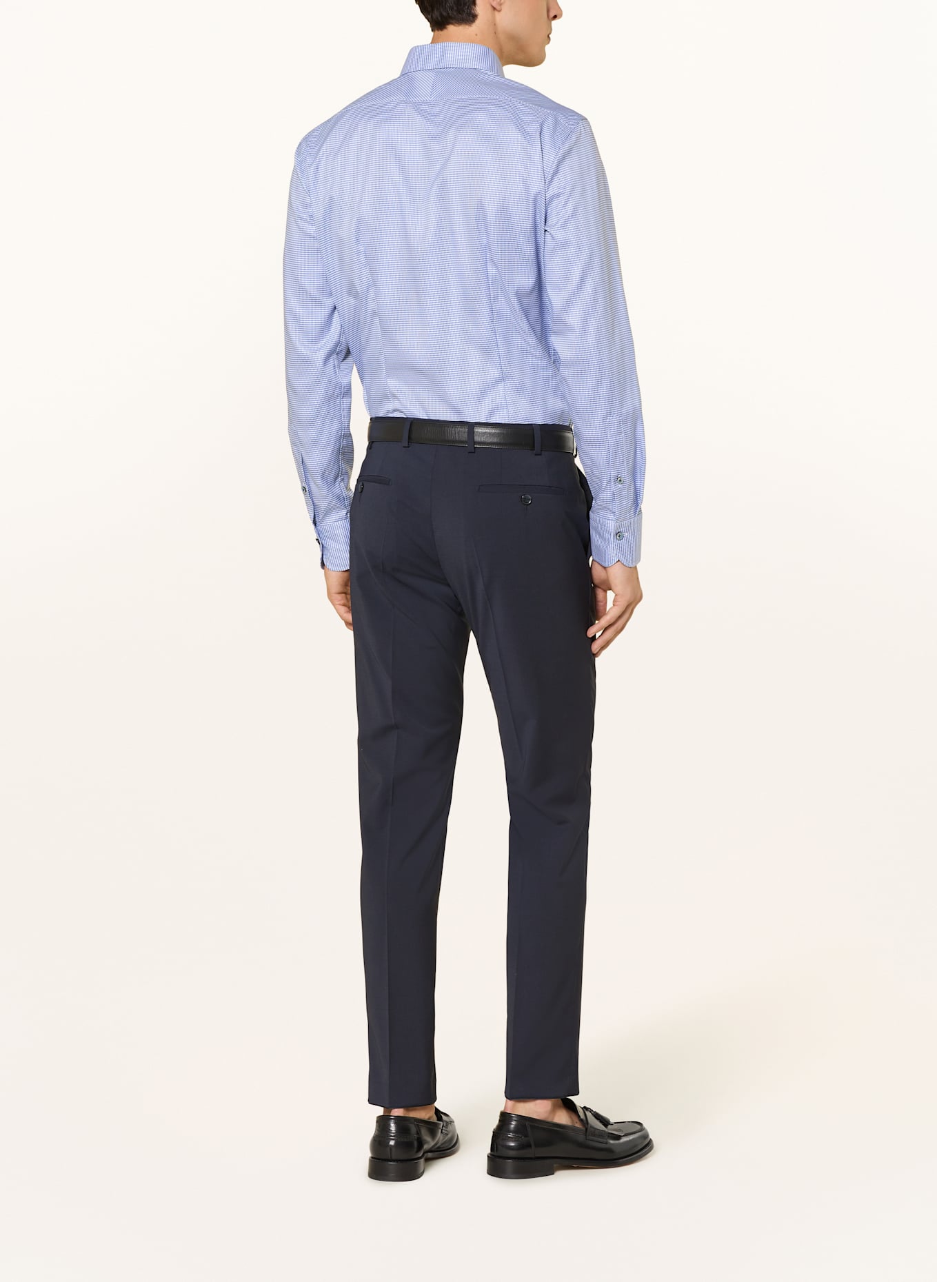 OLYMP SIGNATURE Hemd Signature tailored fit: BLAU / WEISS