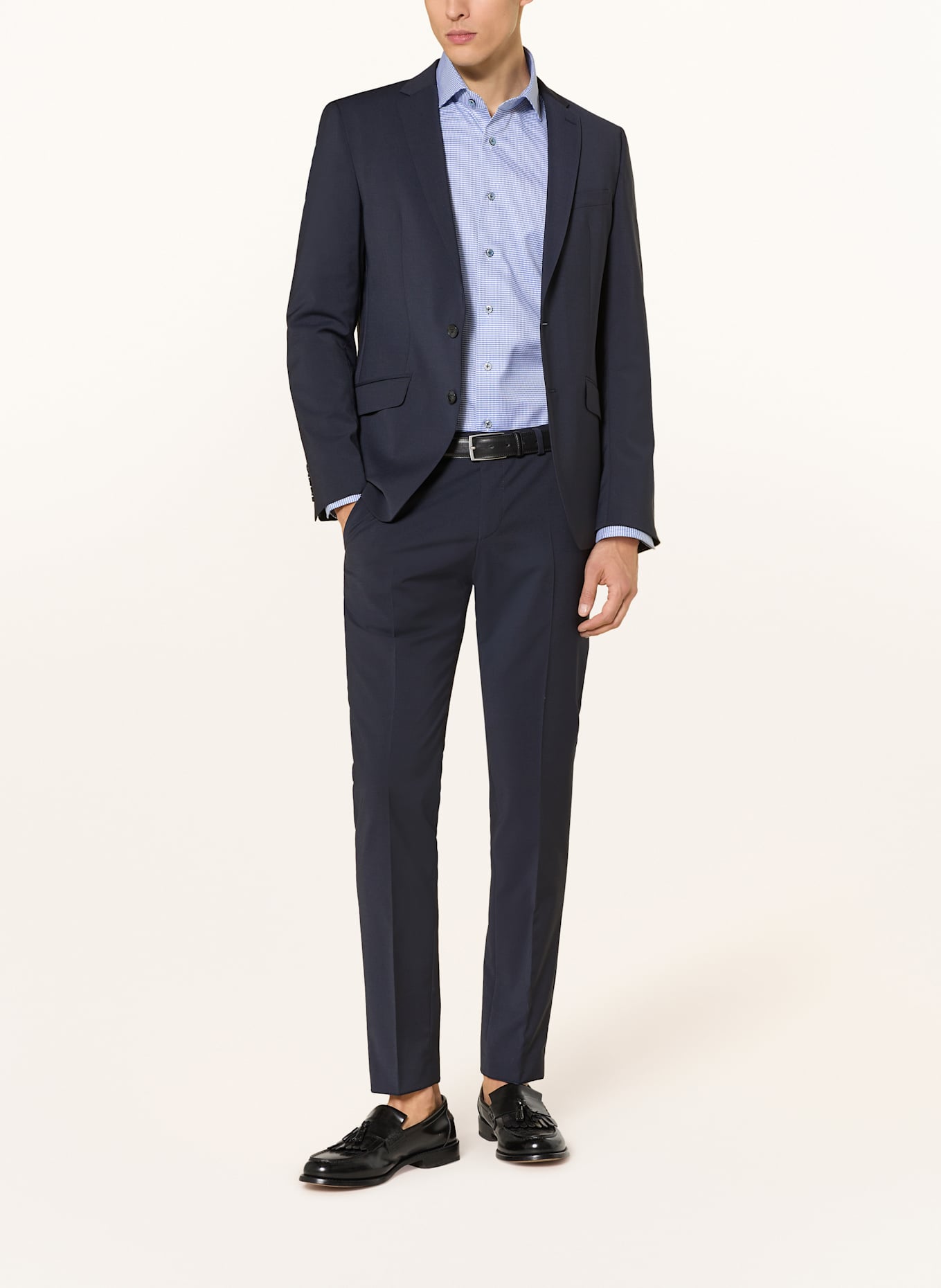 OLYMP SIGNATURE Hemd Signature tailored fit: BLAU / WEISS
