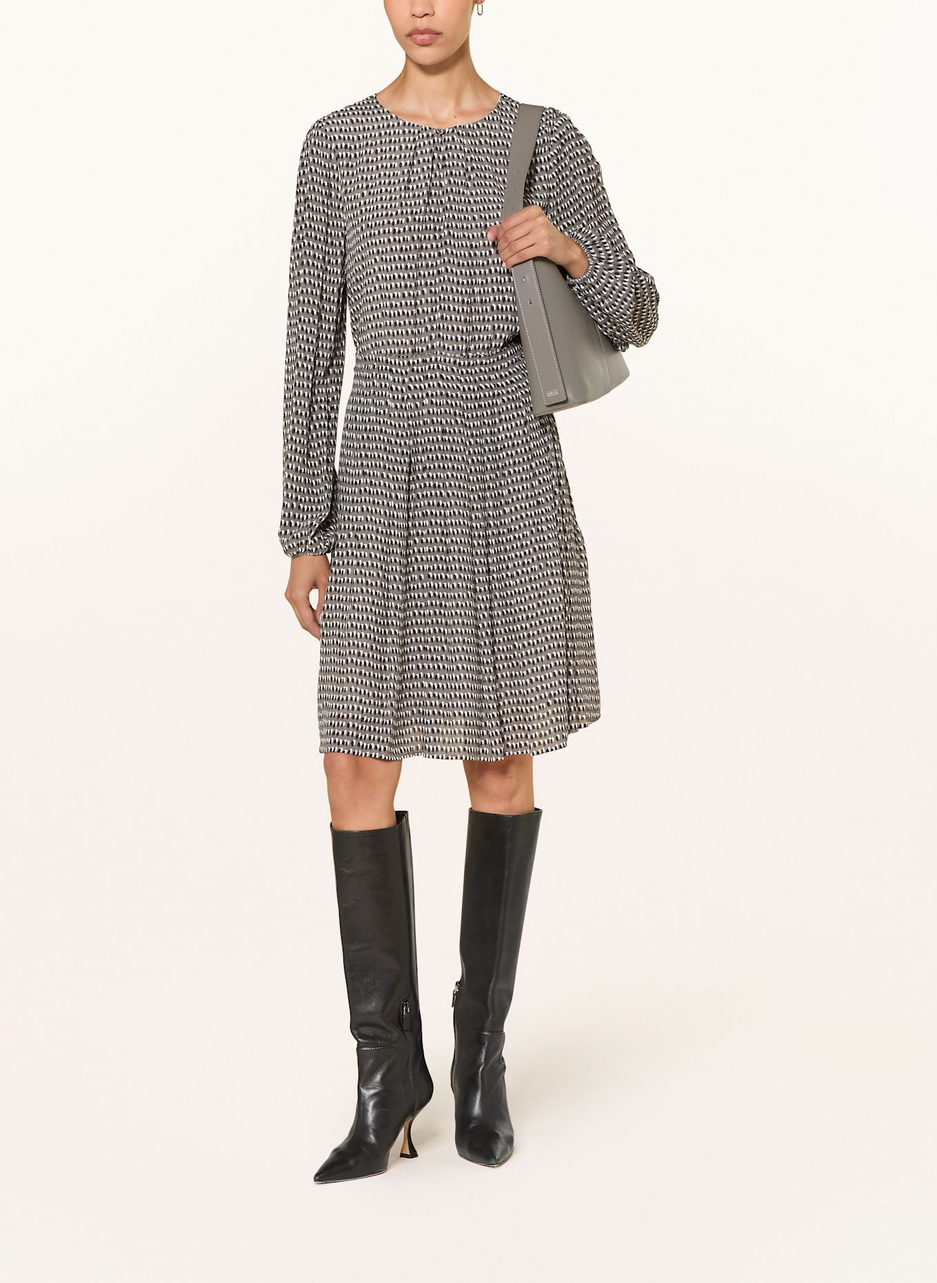 MARC CAIN Kleid: 836 soft charcoal