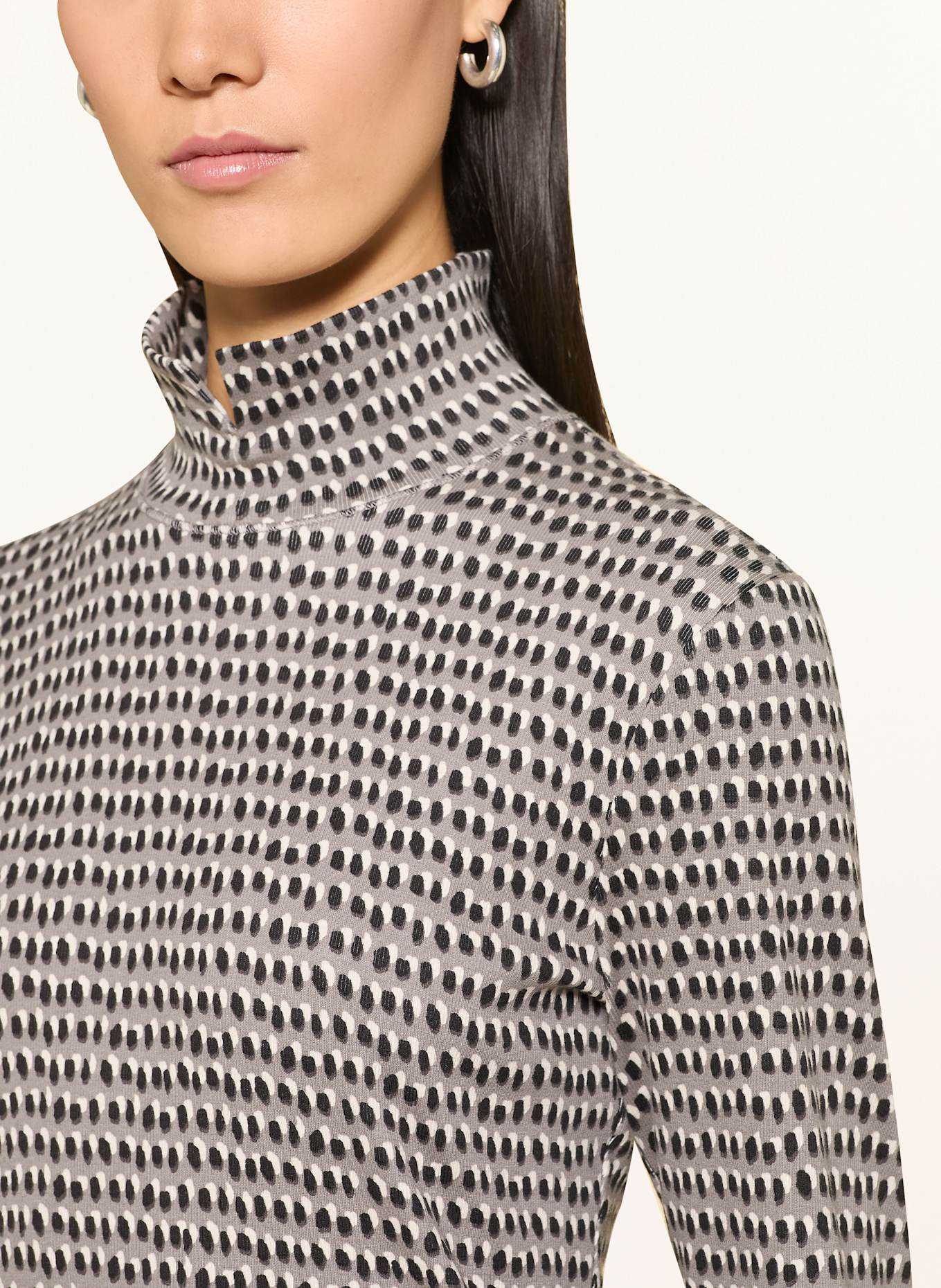 MARC CAIN Longsleeve: 836 soft charcoal