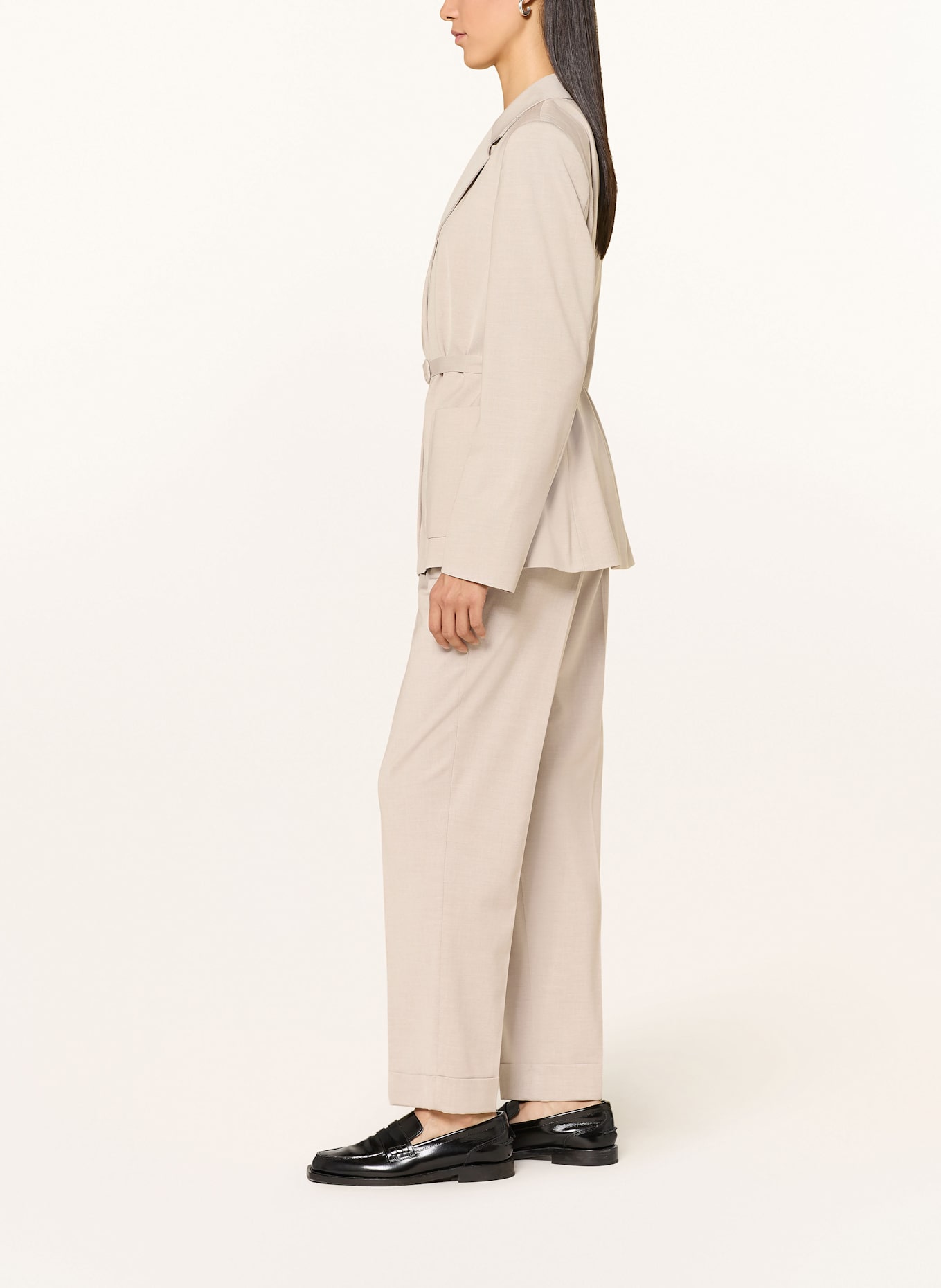 MARC CAIN Trousers FAQUS: 182 smoke