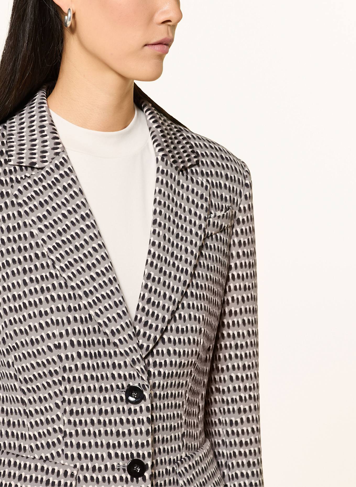 MARC CAIN Blazer: 836 soft charcoal