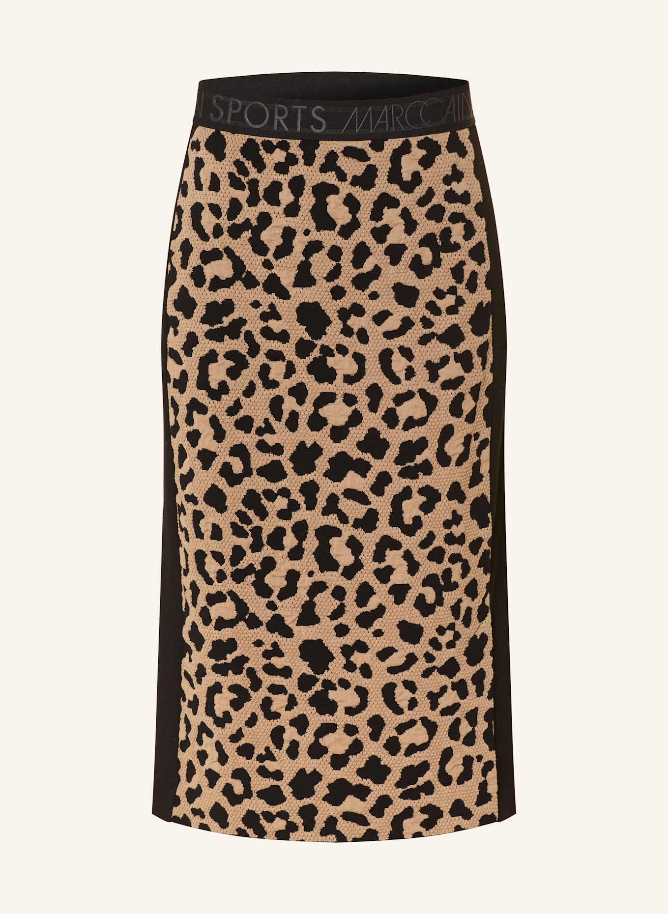 MARC CAIN Rock im Materialmix: 900 BLACK