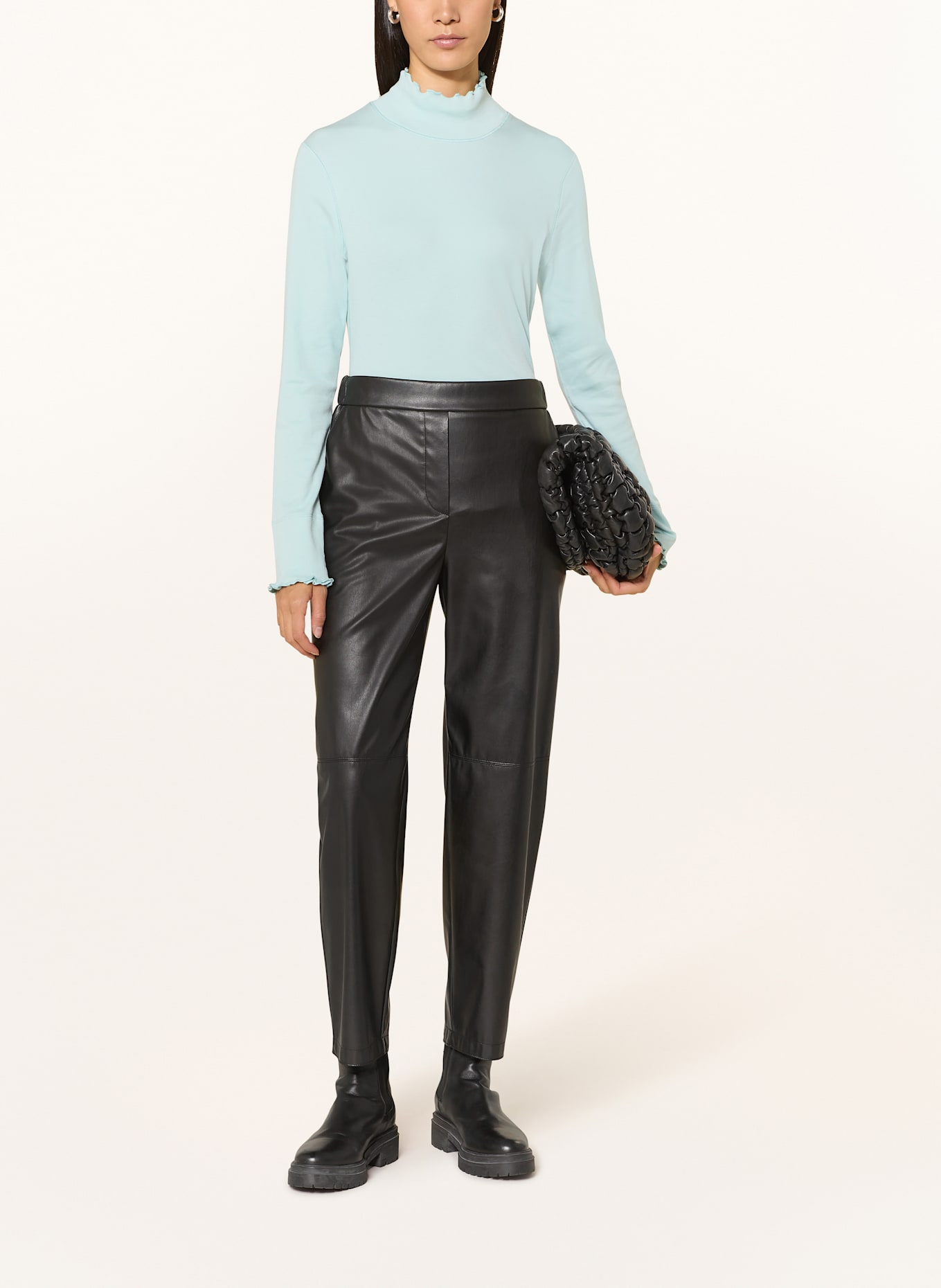 MARC CAIN Longsleeve: 507 soft teal