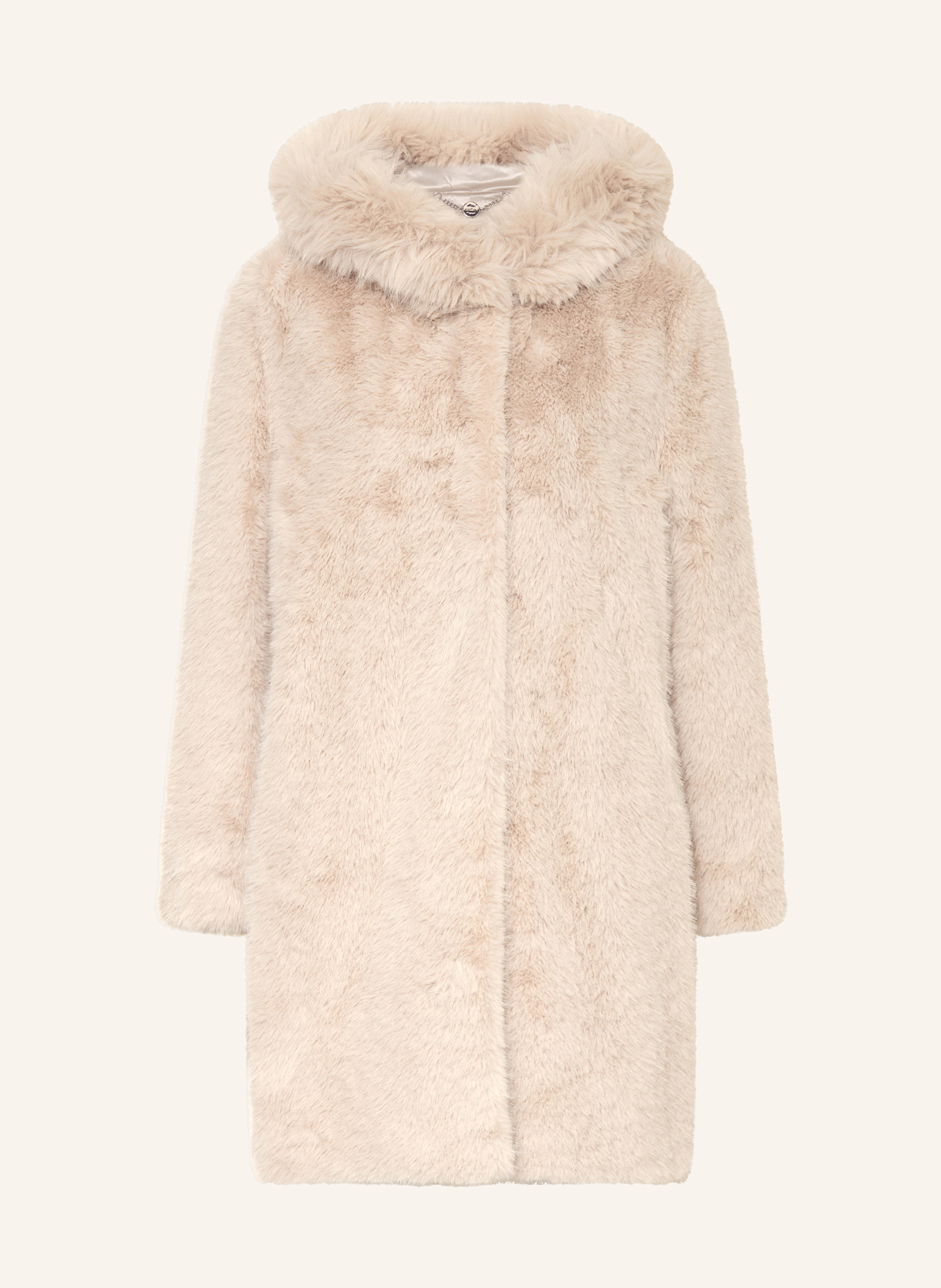 MARC CAIN Kunstpelz-Mantel: 646 warm stone