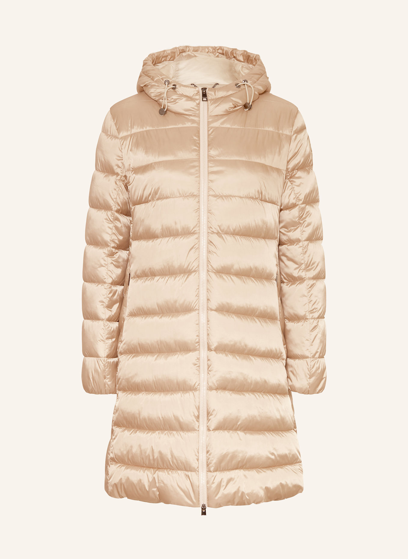 MARC CAIN Quilted coat: 646 warm stone