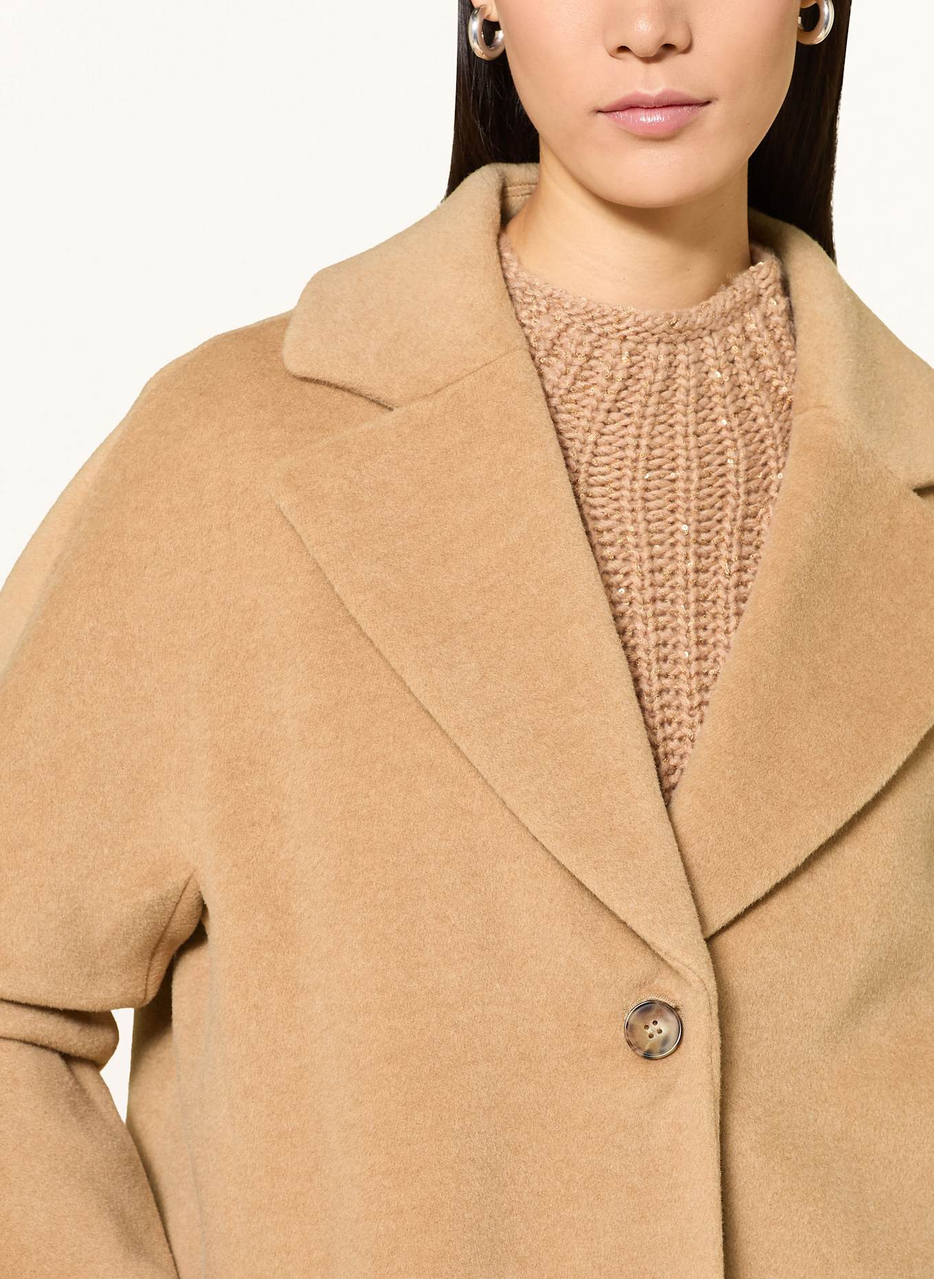 MARC CAIN Coat with alpaca: 621 grain