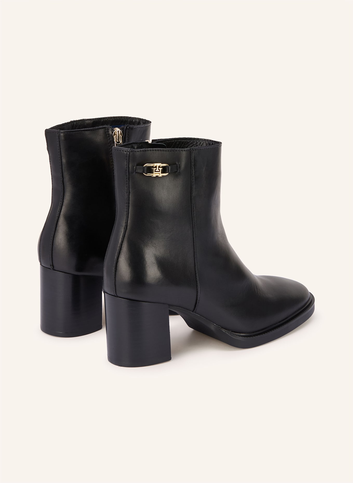 TOMMY HILFIGER Stiefeletten: SCHWARZ