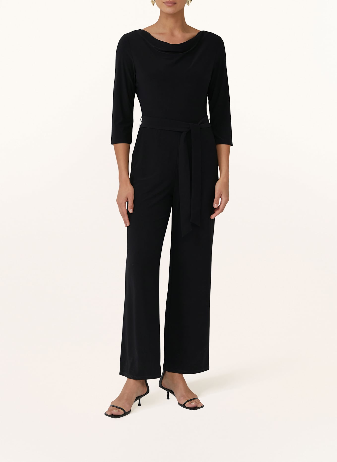 s.Oliver BLACK LABEL Jumpsuit: SCHWARZ