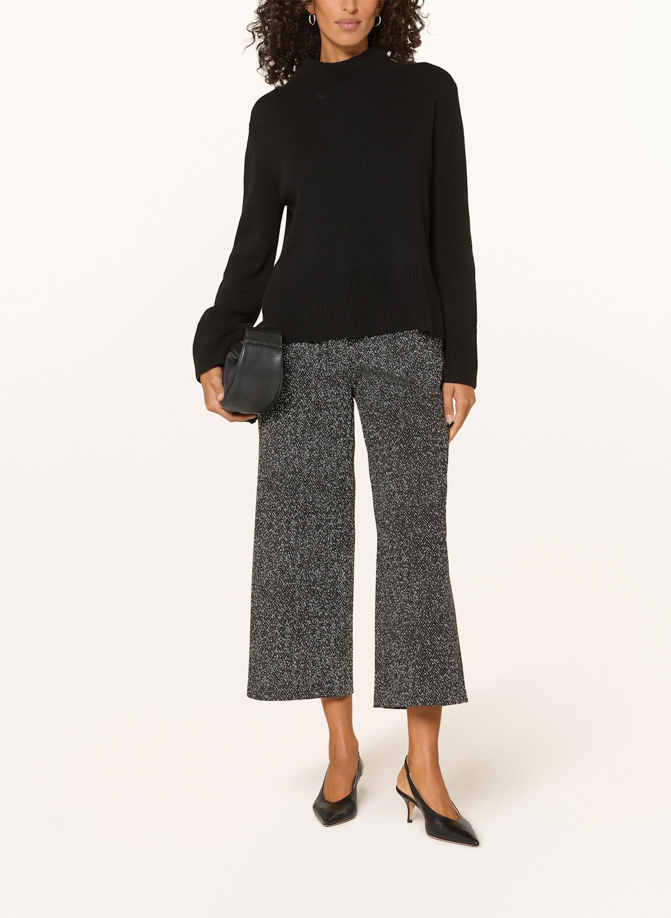 s.Oliver BLACK LABEL Culotte: SCHWARZ / WEISS