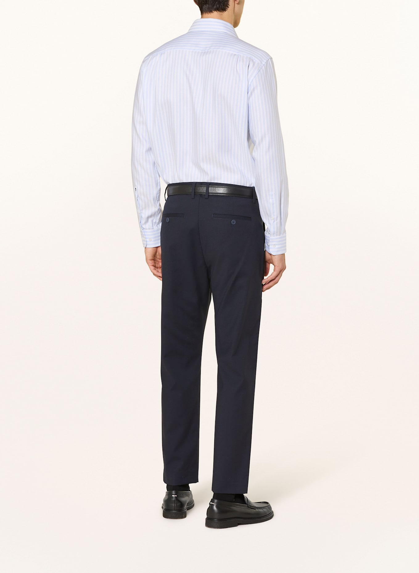 seidensticker Hemd Regular Fit: HELLBLAU / WEISS