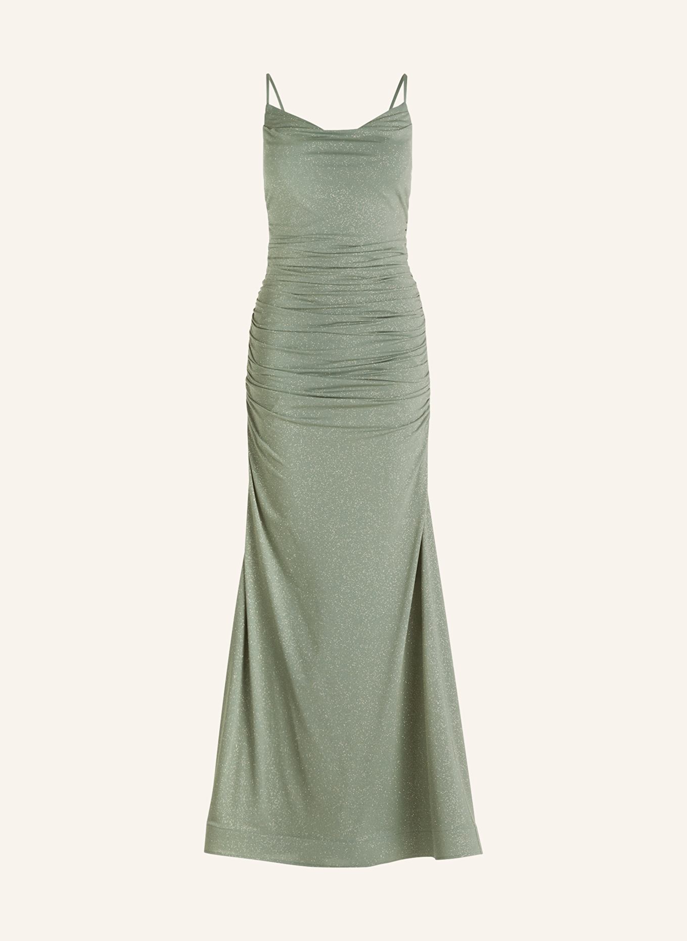 VM Vera Mont Abendkleid: GRÜN / SILBER