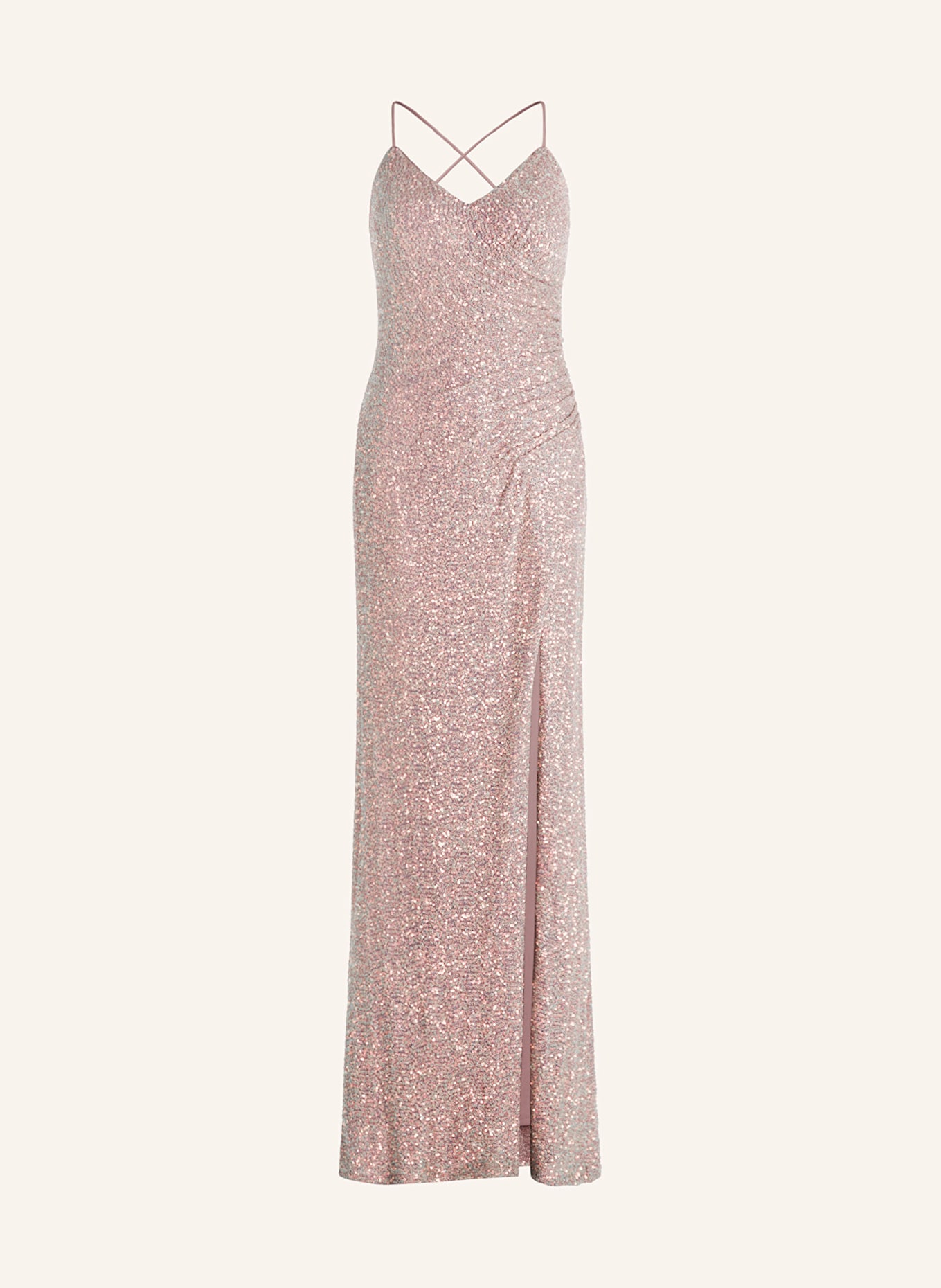 VM Vera Mont Abendkleid mit Pailletten: ROSÉ