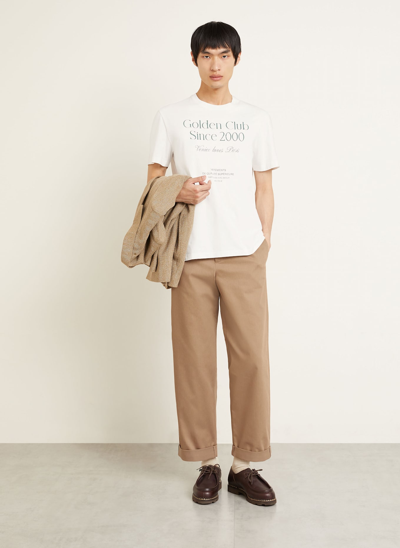 GOLDEN GOOSE T-shirt: BIAŁY