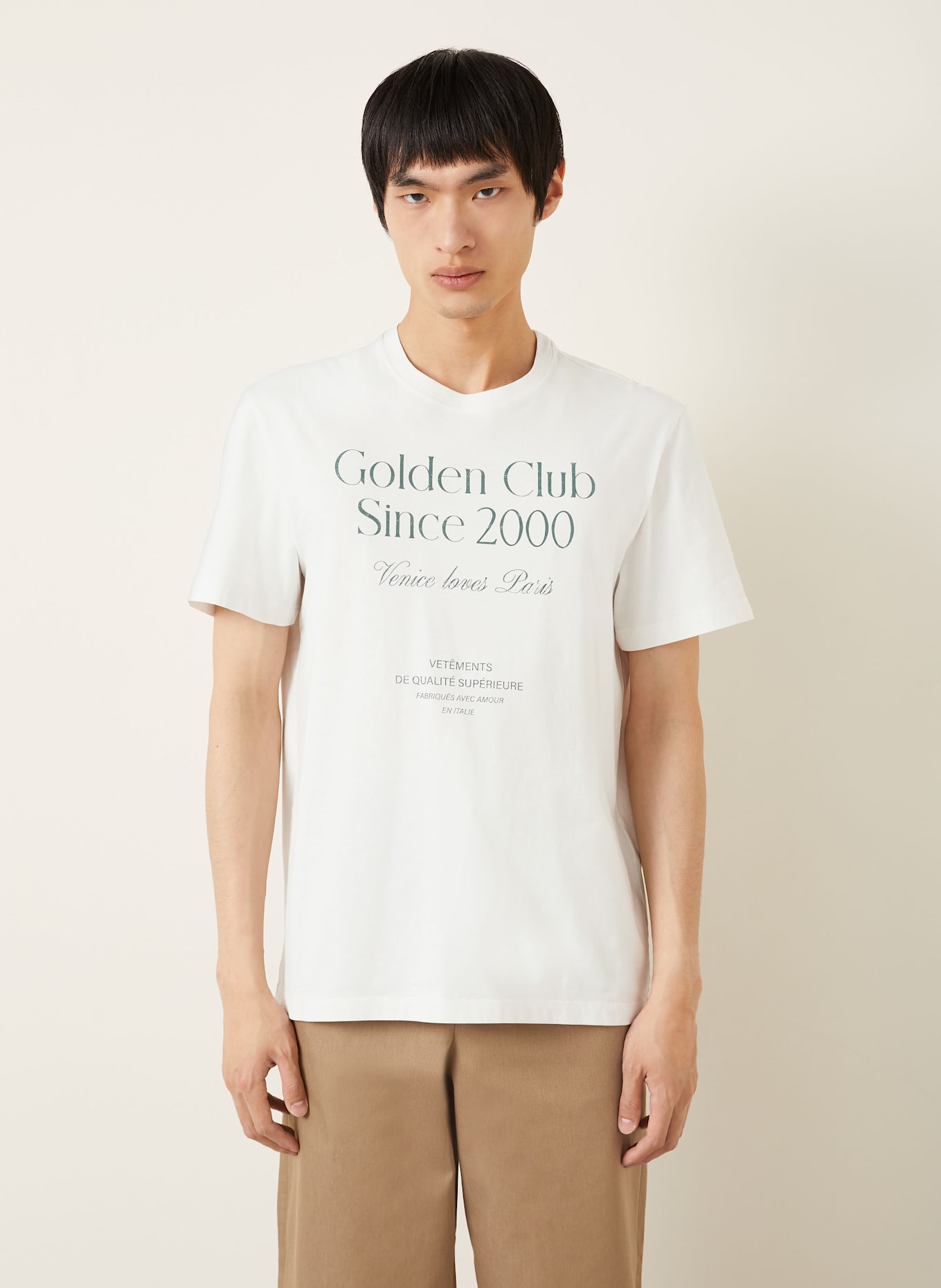 GOLDEN GOOSE T-shirt: BIAŁY
