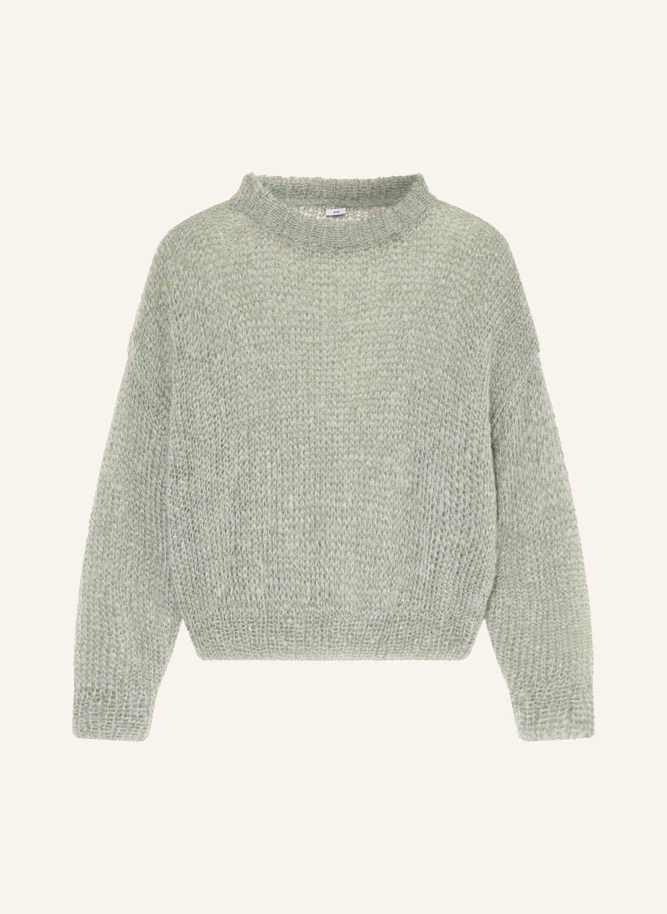 MAIAMI Mohair-Pullover: GRÜN