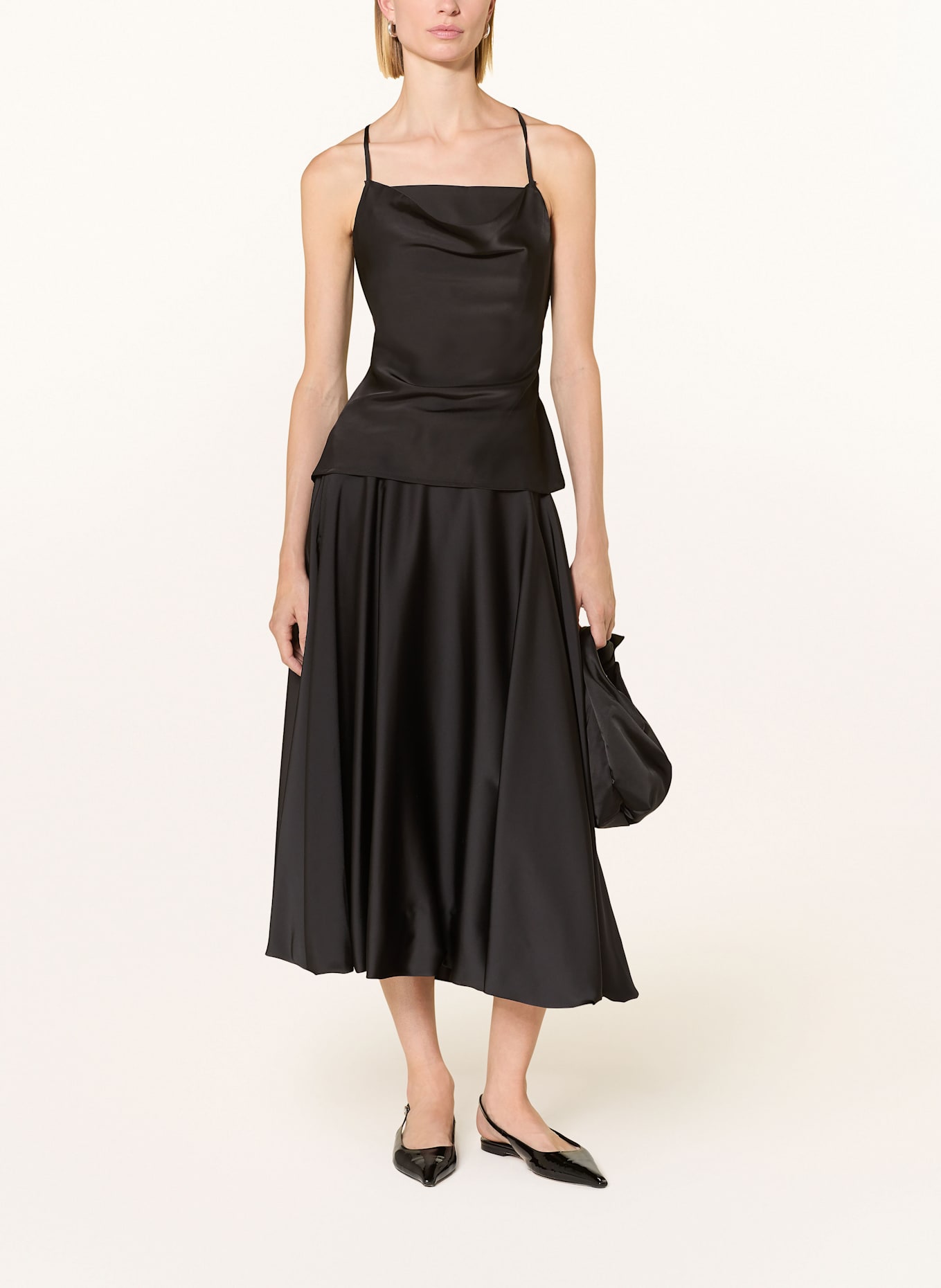 V by Vera Mont Satinrock: SCHWARZ