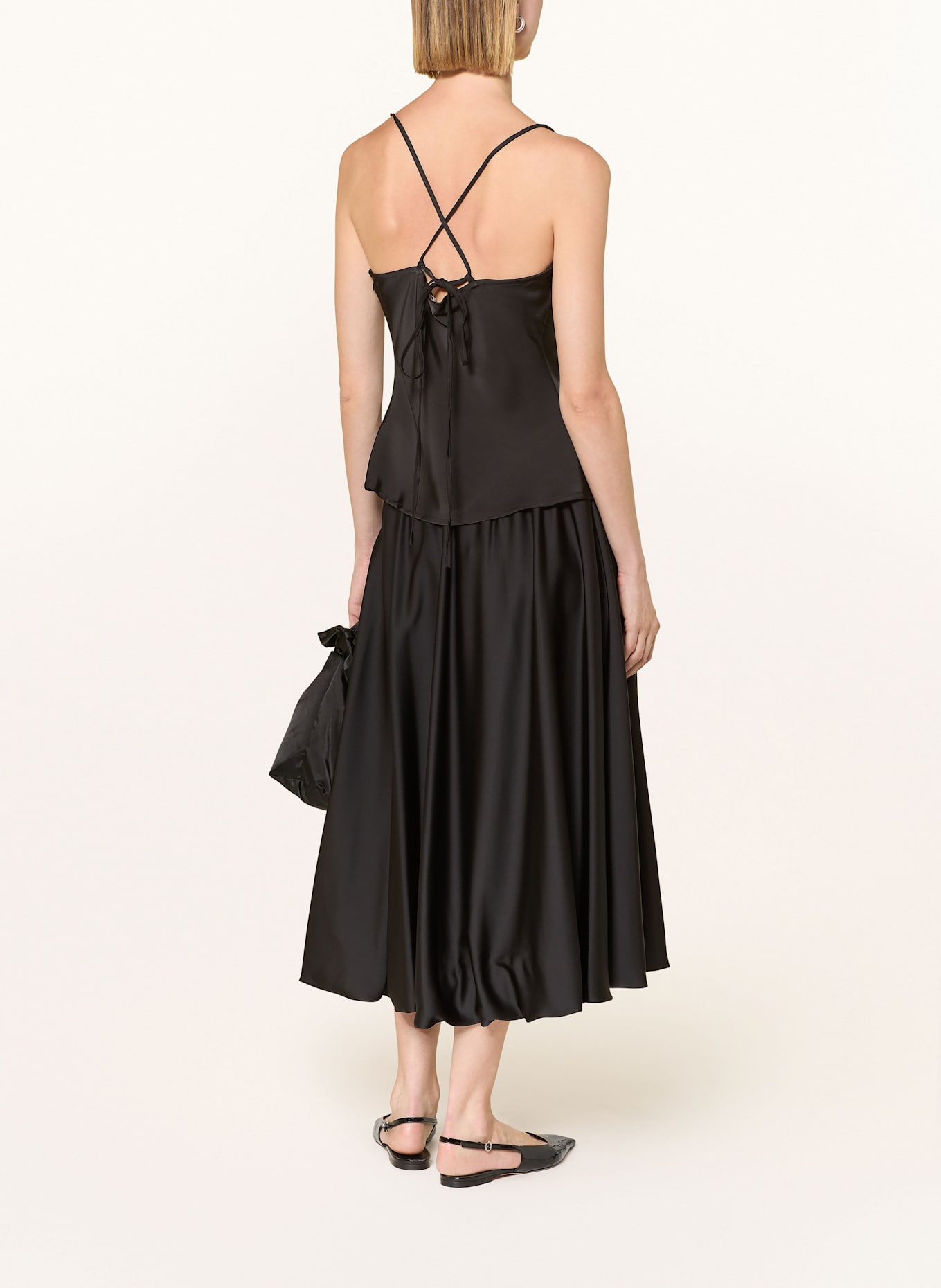 V by Vera Mont Satinrock: SCHWARZ