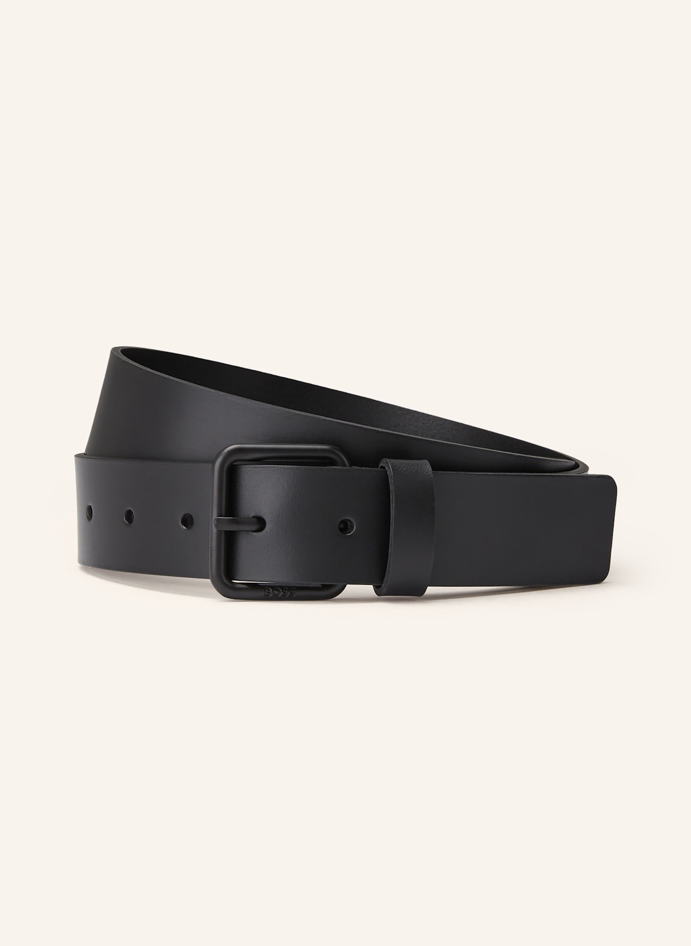 BOSS Leather belt JYBB: BLACK
