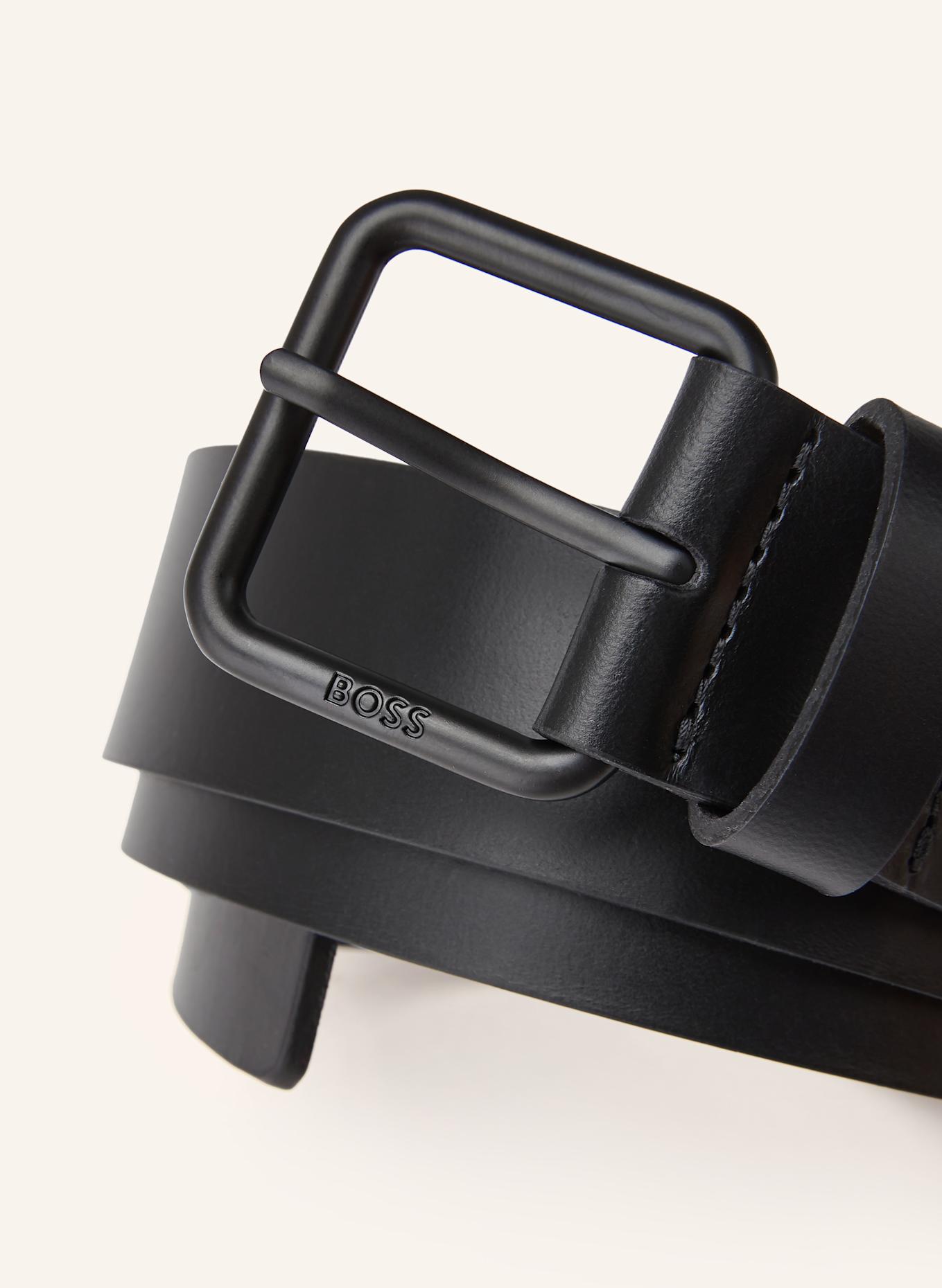 BOSS Leather belt JYBB: BLACK