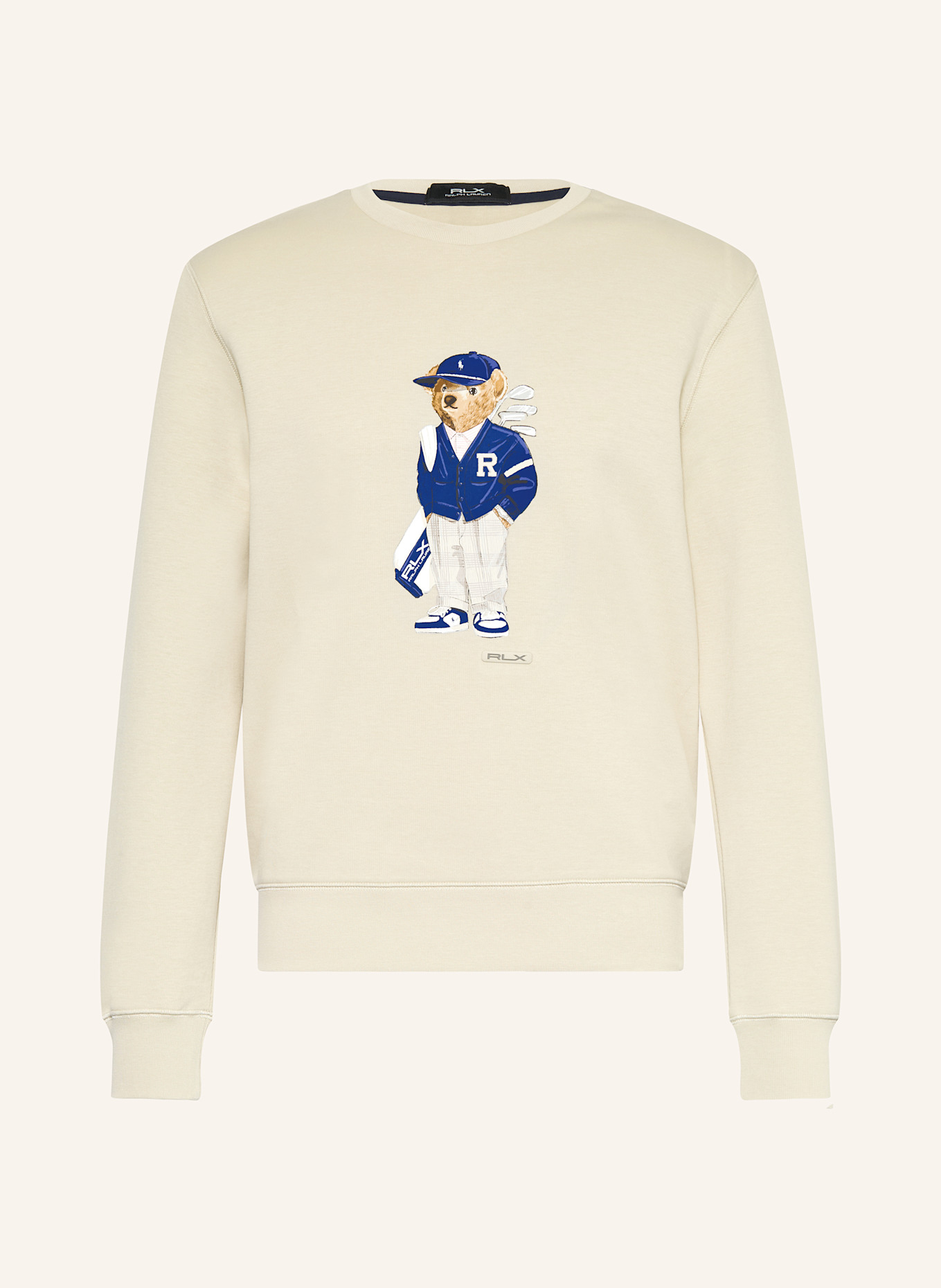RLX RALPH LAUREN Sweatshirt: BEIGE