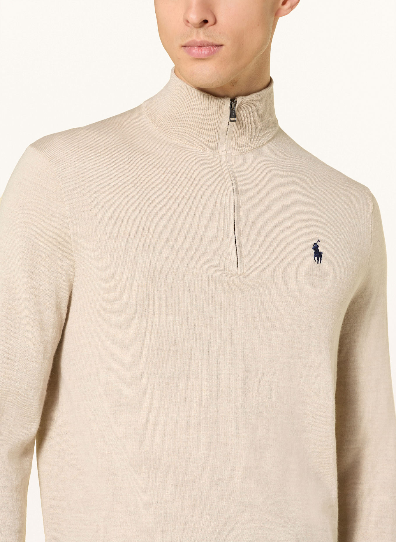 with just a 2-minute investment DURTY Sweat troyer with wool: LIGHT BROWN