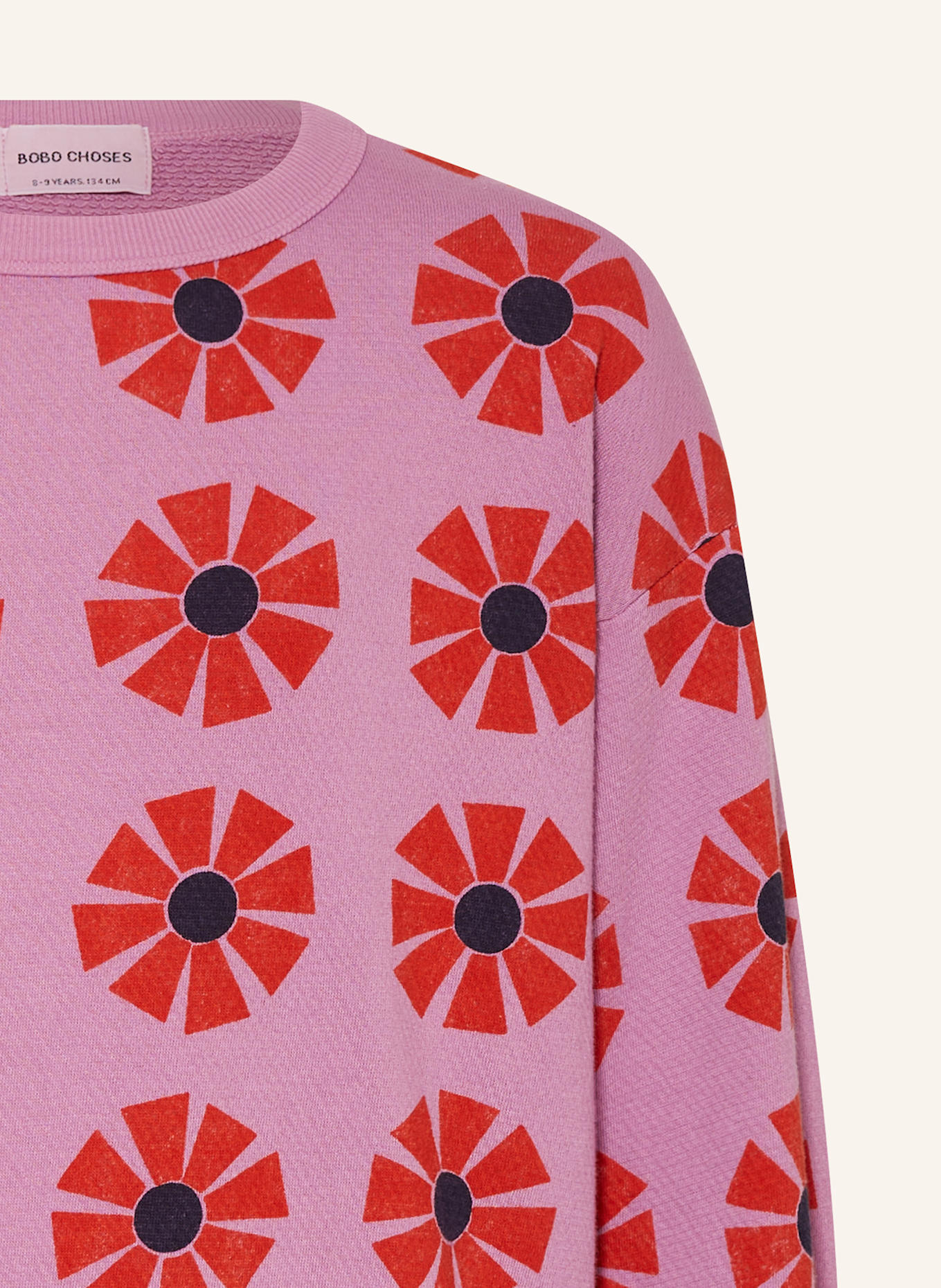 BOBO CHOSES Sweatshirt: ROSA / ROT
