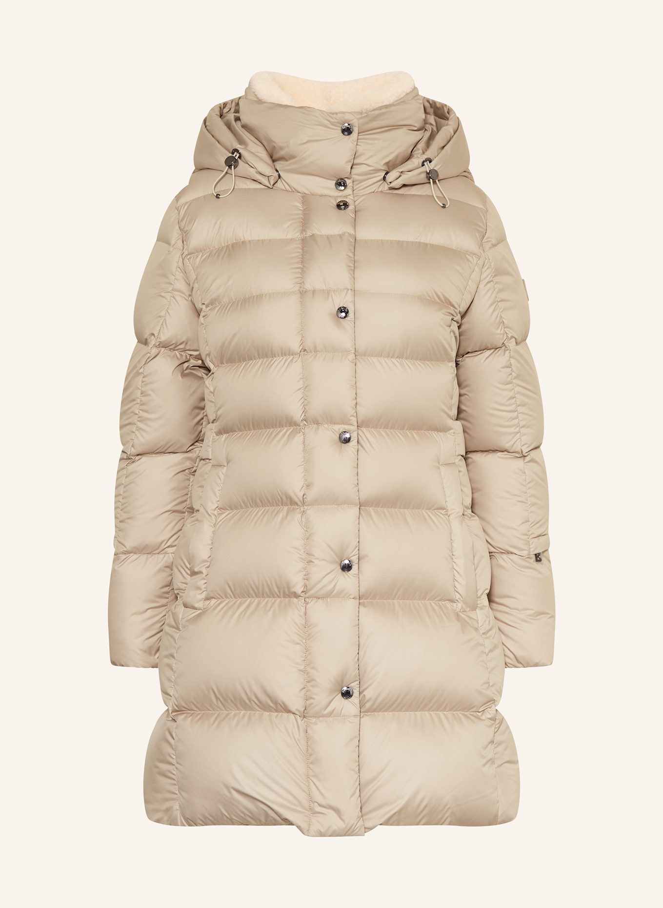 BOGNER Daunenmantel NICCI-DF1 mit abnehmbarer Kapuze: BEIGE