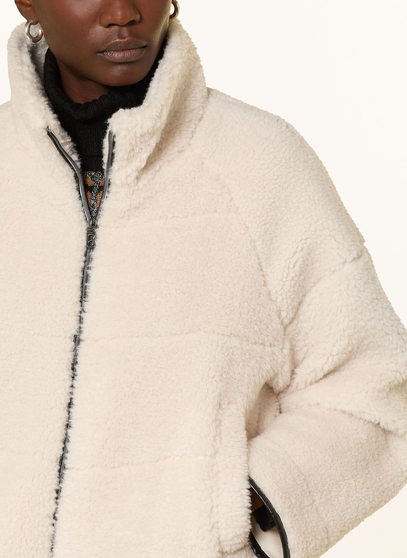 BOGNER Teddyfell-Jacke KATLEEN: ECRU