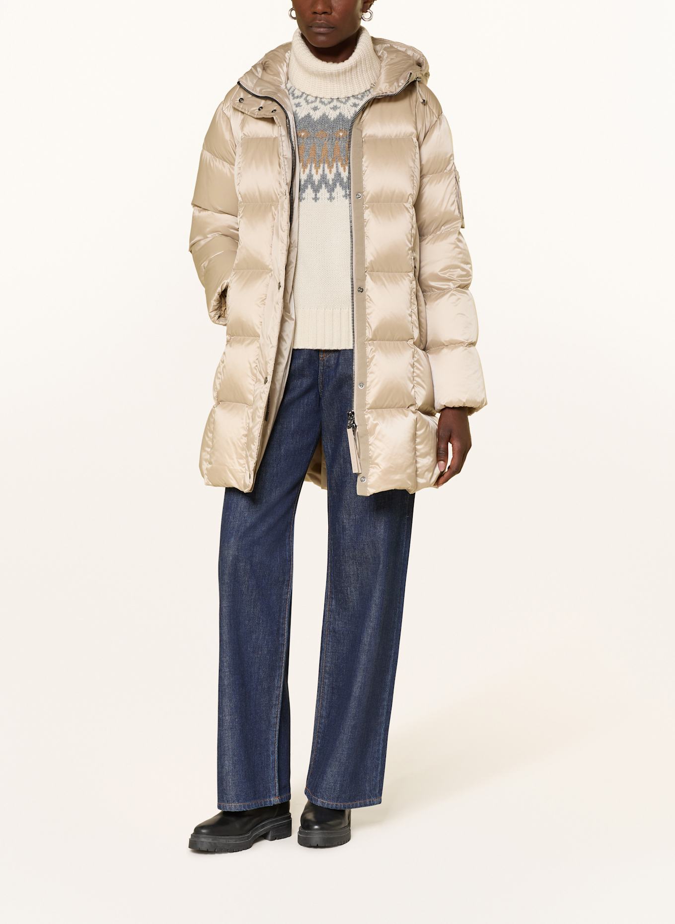 BOGNER Daunenmantel FANJA-D3: BEIGE