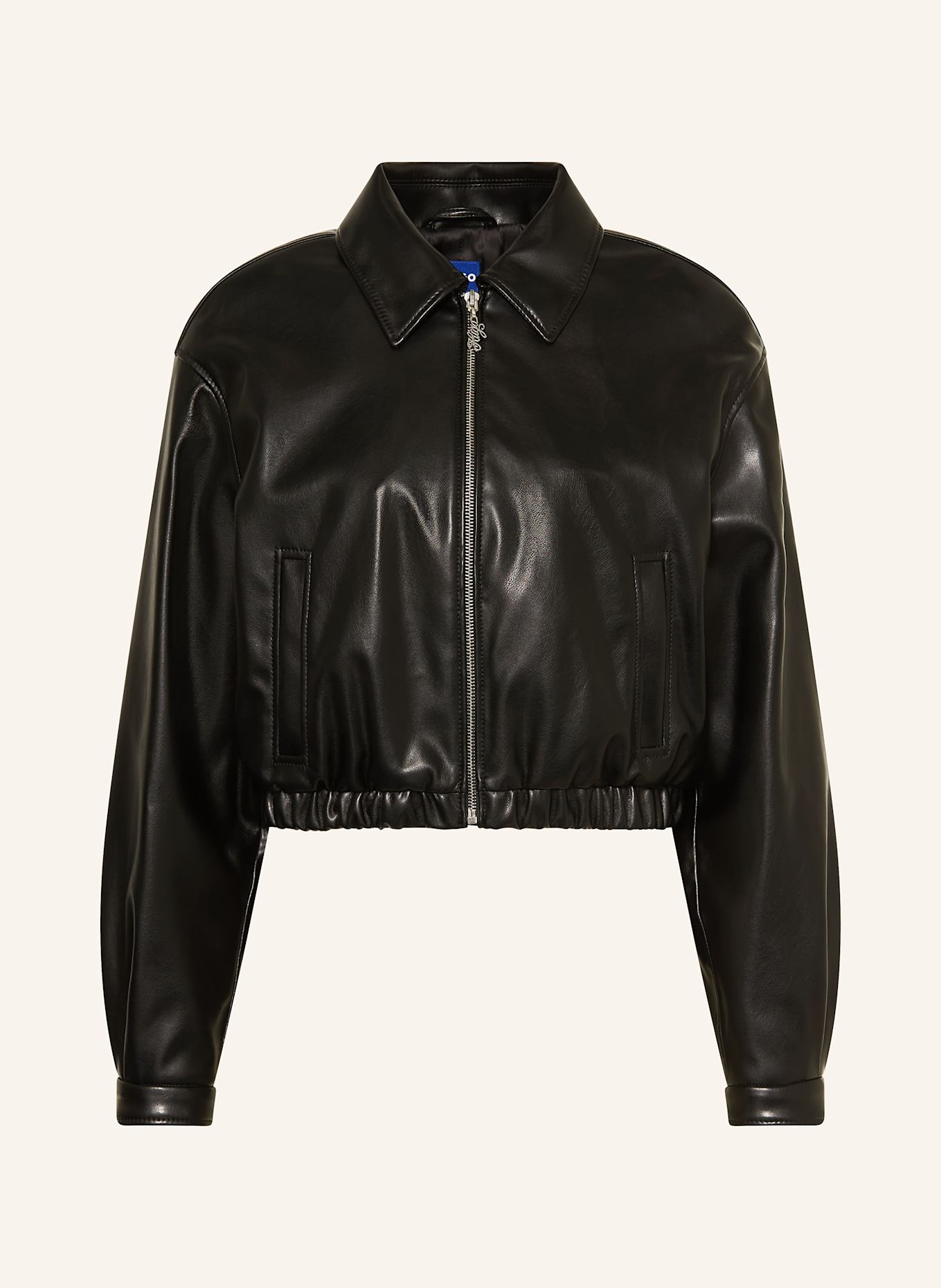 HUGO BLUE Blouson AUTENE in Lederoptik: SCHWARZ