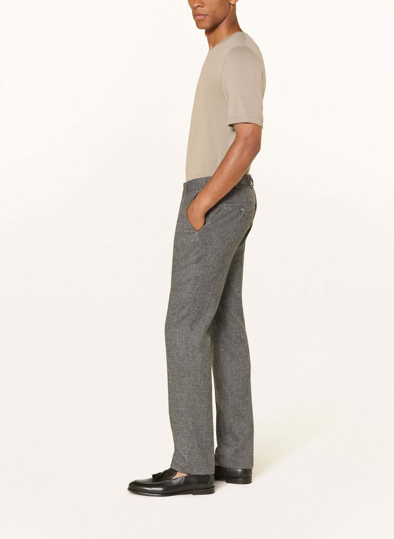 DIGEL Suit Metallic trousers SERGIO modern fit: 42 GRAU