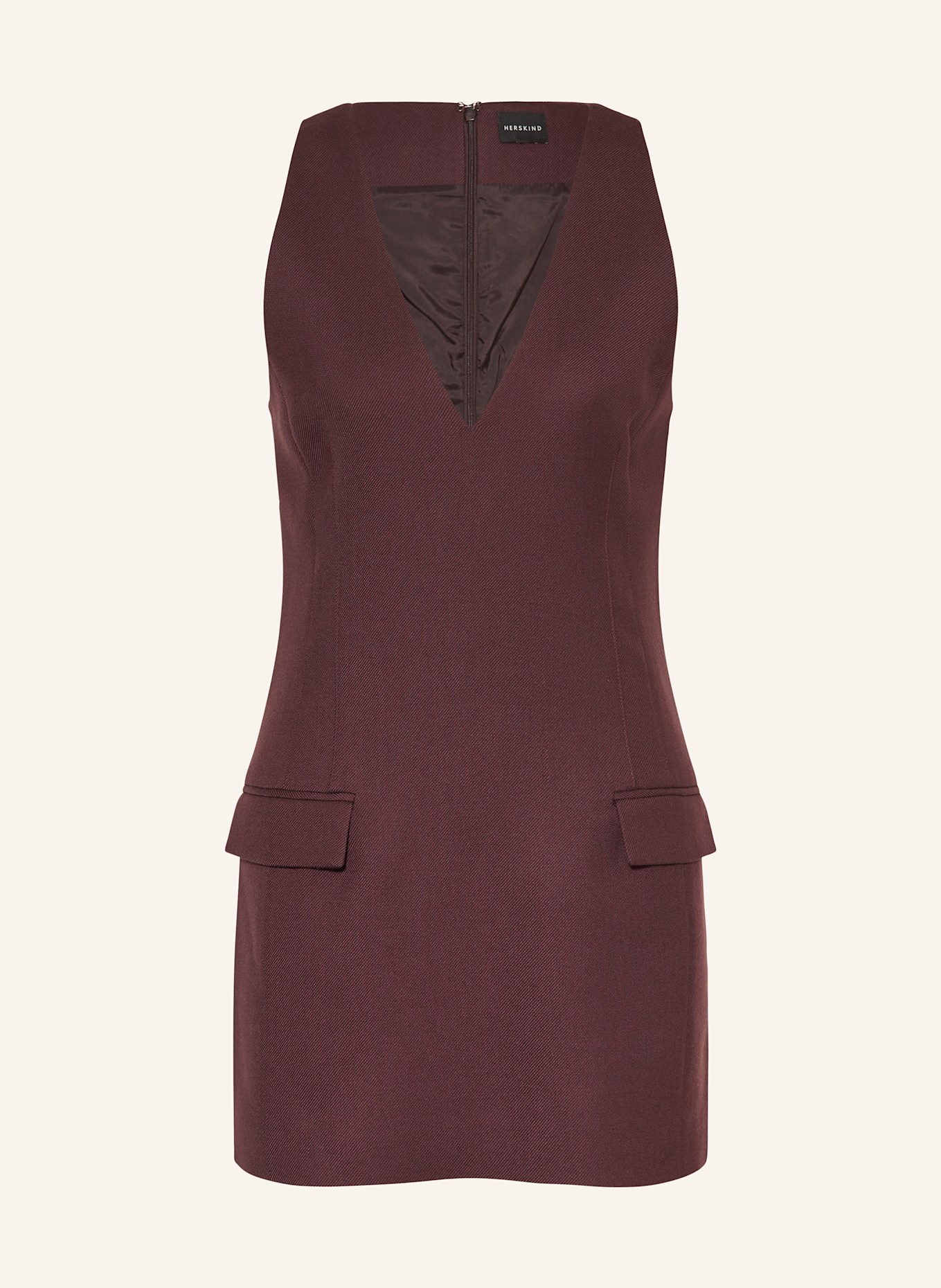 Herskind Kleid GEMMA: DUNKELROT