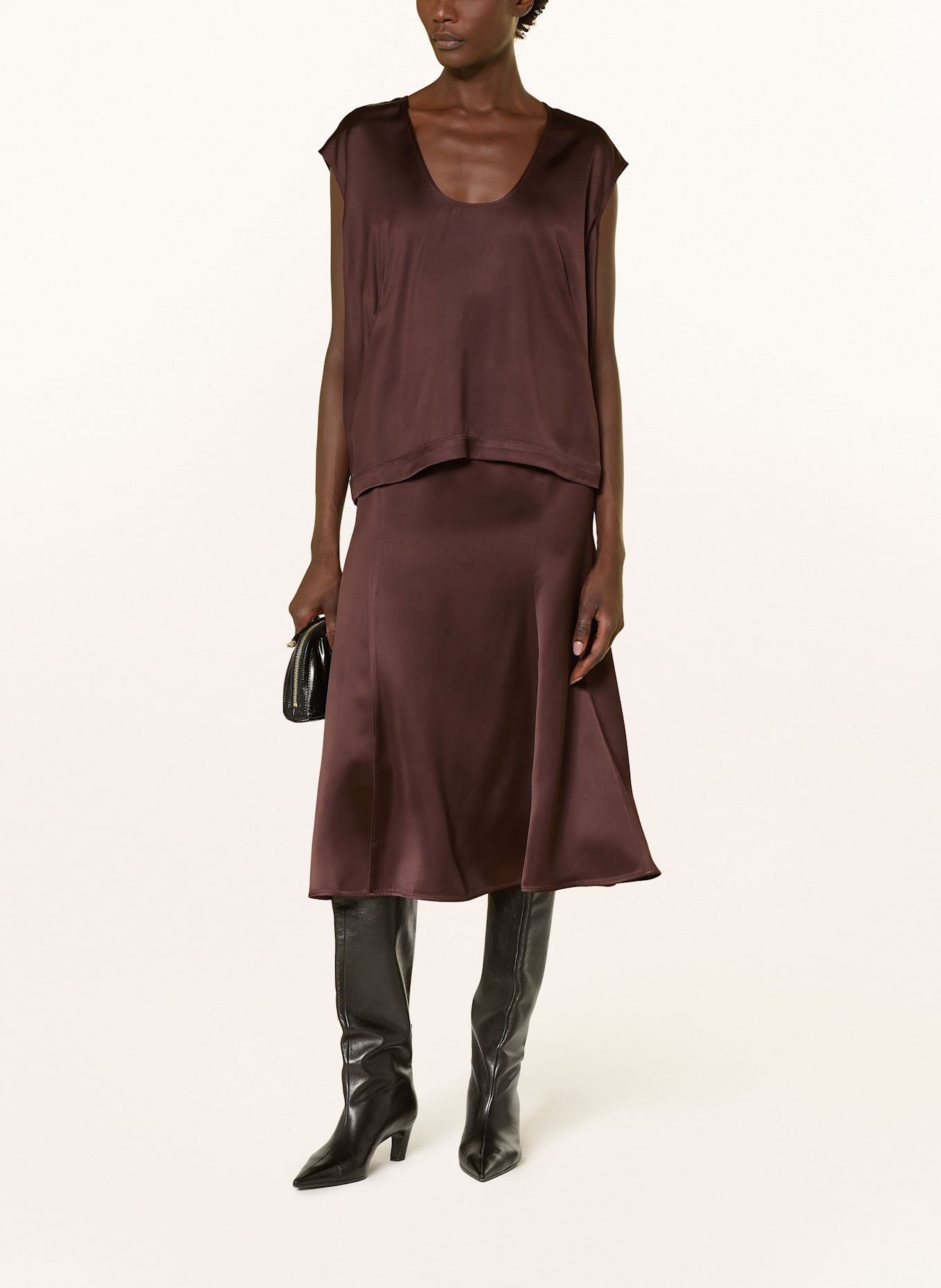 Herskind Satinrock VAMP: DUNKELBRAUN