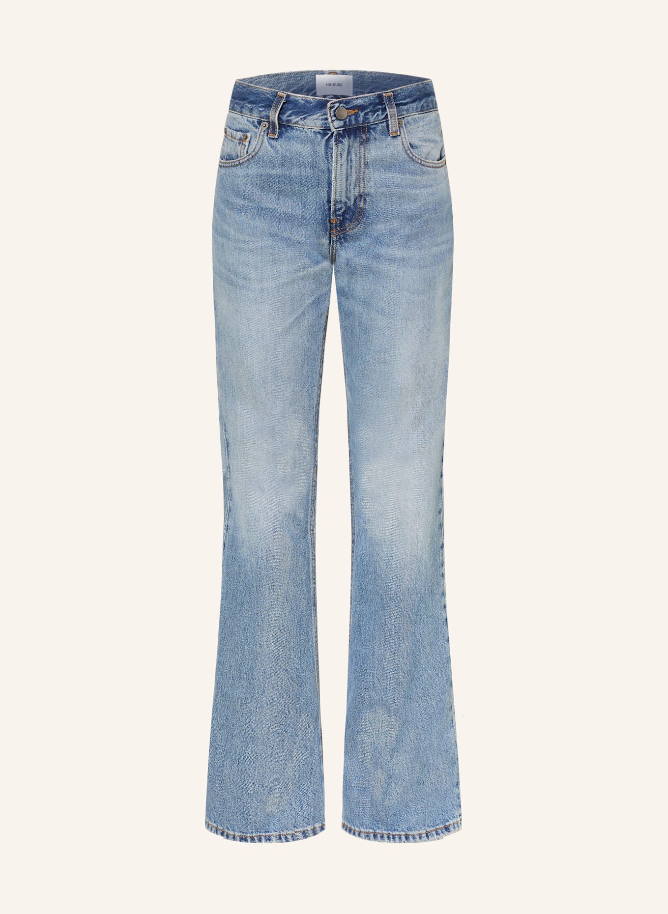 HAIKURE Bootcut Jeans FLORA DIVE BLUE WASH in l0892 dive