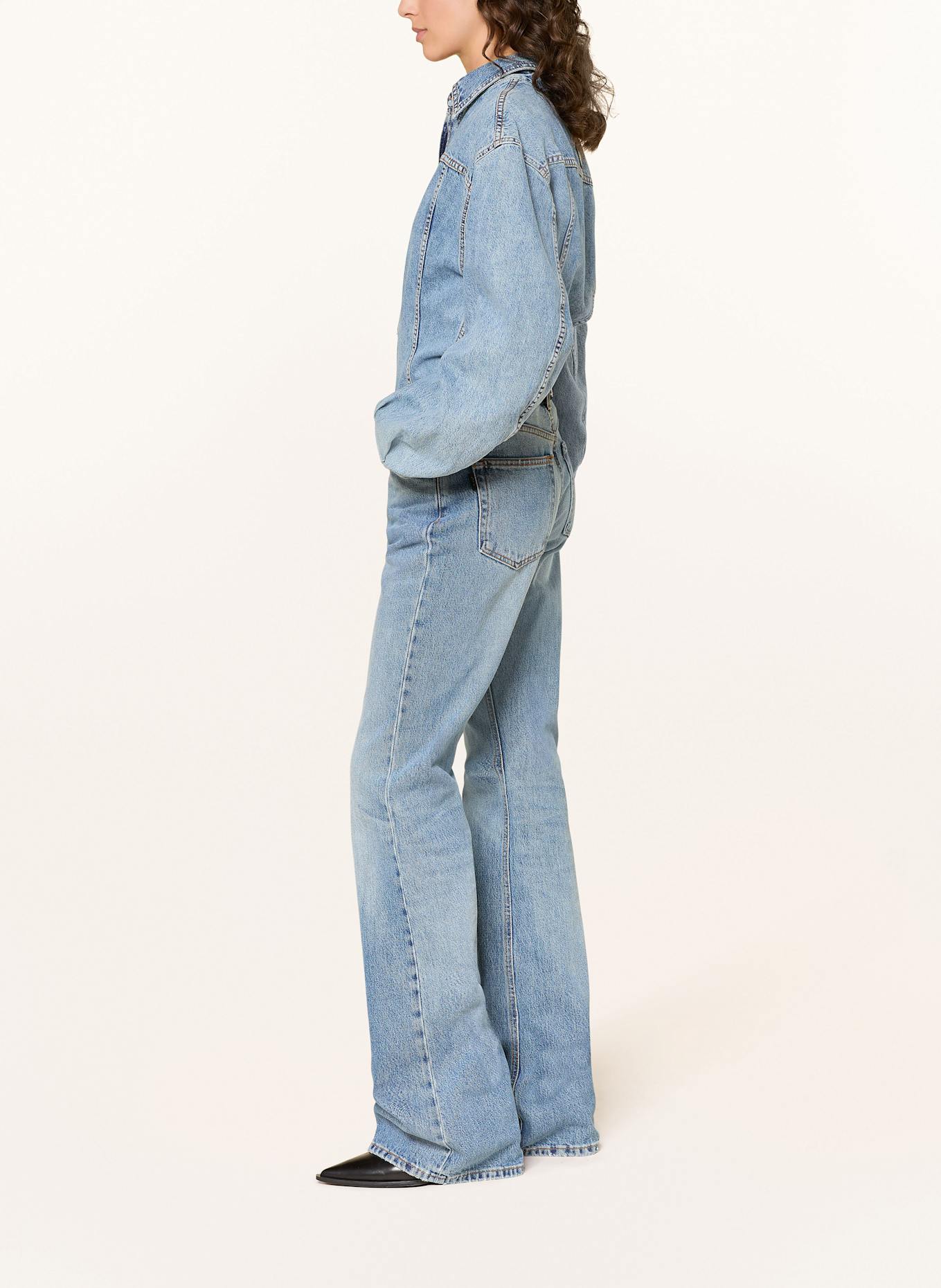HAIKURE Jeansy bootcut FLORA DIVE BLUE WASH: L0892 DIVE BLUE WASH
