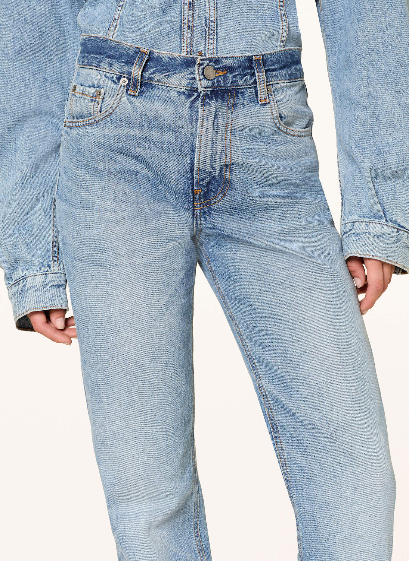 HAIKURE Jeansy bootcut FLORA DIVE BLUE WASH: L0892 DIVE BLUE WASH